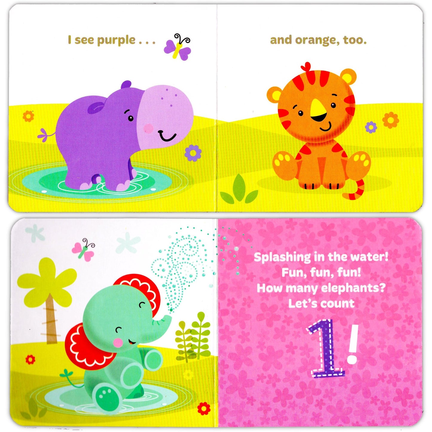 Fisher-Price My First Books: Set of 4 Board Books (ABC, Colors, Numbers, Opposites)
