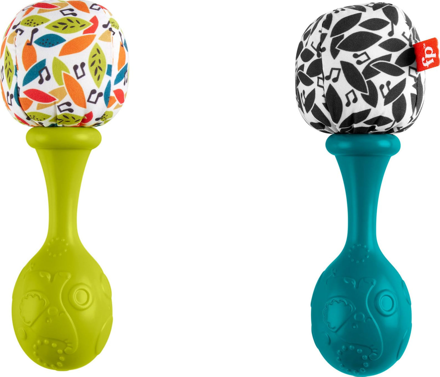 Fisher-Price Newborn Rattle 'n Rock Maracas – Soft Musical Toys for 3+ Months