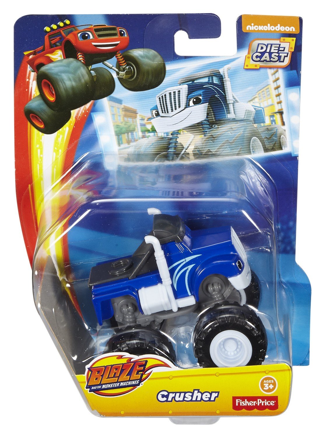 Fisher-Price Nickelodeon Blaze & The Monster Machines Crusher Core Die-Cast Truck