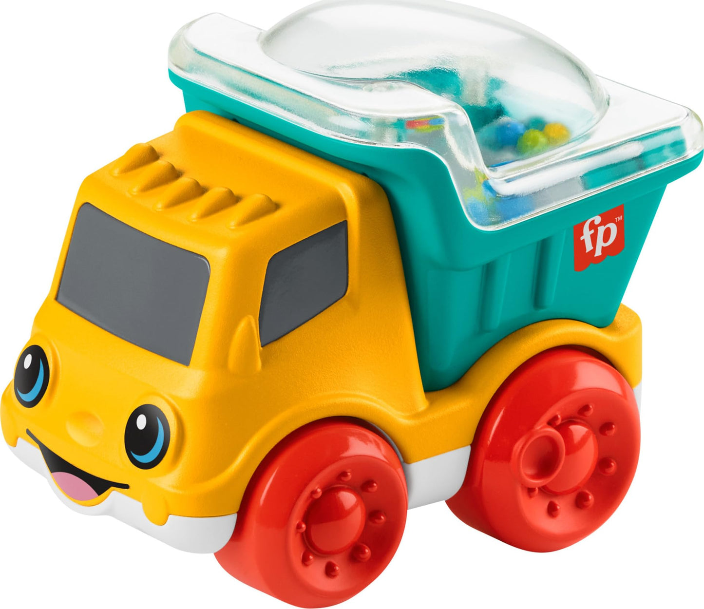 Fisher-Price Poppity Pop Dump Truck – Push-Along Toy for Babies 6+ Months