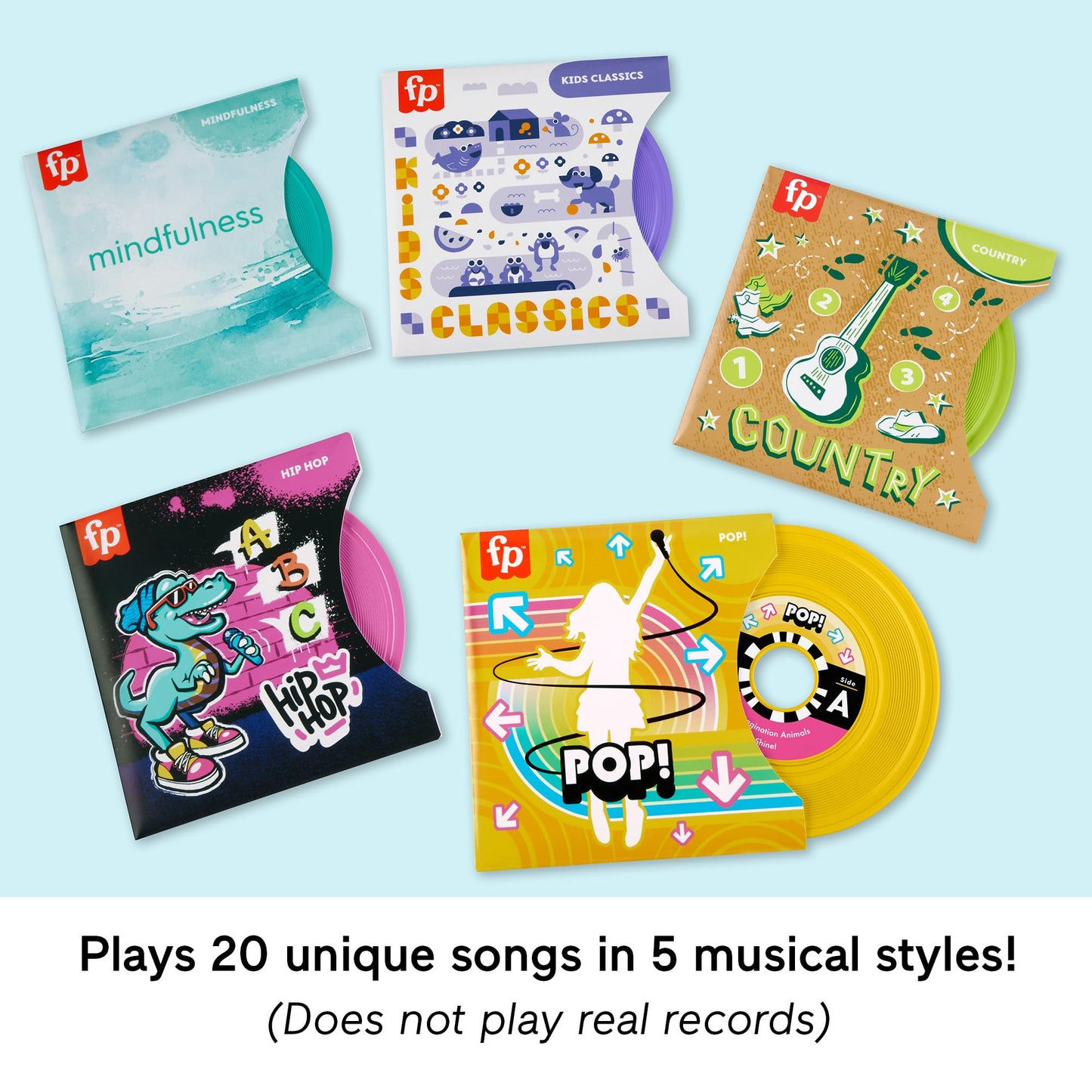 Fisher-Price Rockin’ Record Player – Musical Toy for Preschool Pretend Play