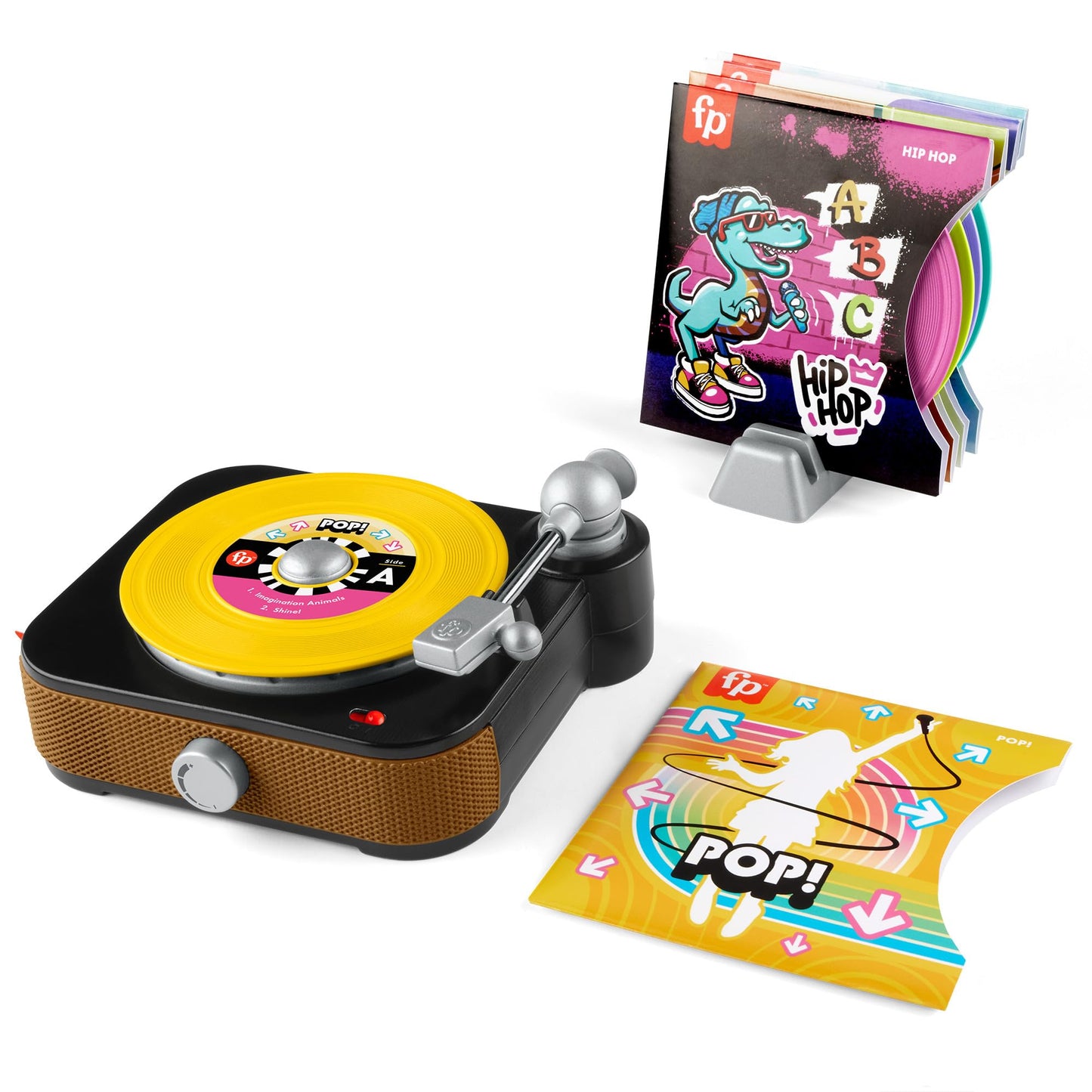 Fisher-Price Rockin’ Record Player – Musical Toy for Preschool Pretend Play