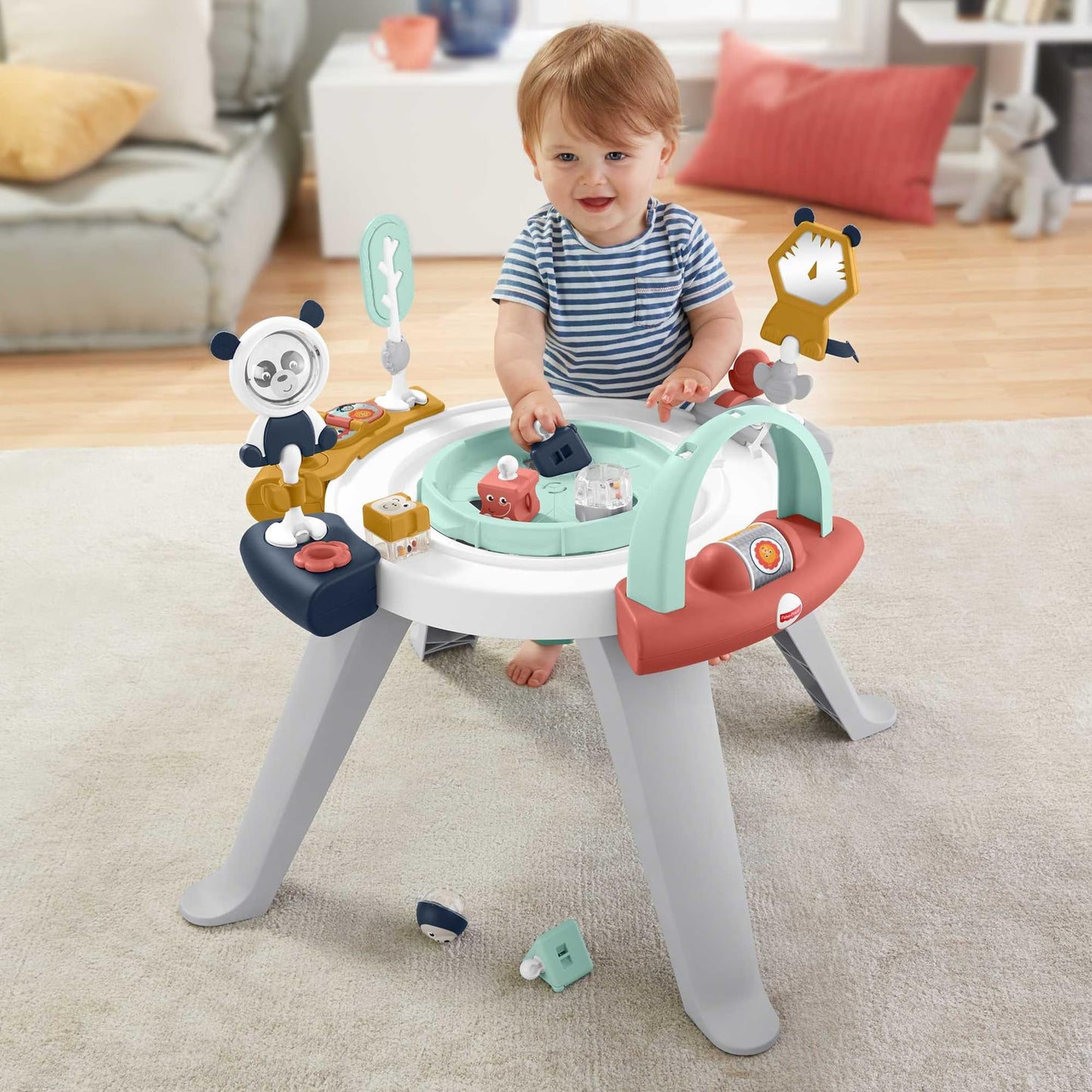 Fisher-Price 3-in-1 Spin & Sort Activity Center for Baby to Toddler – 10+ Activities | Happy Dots