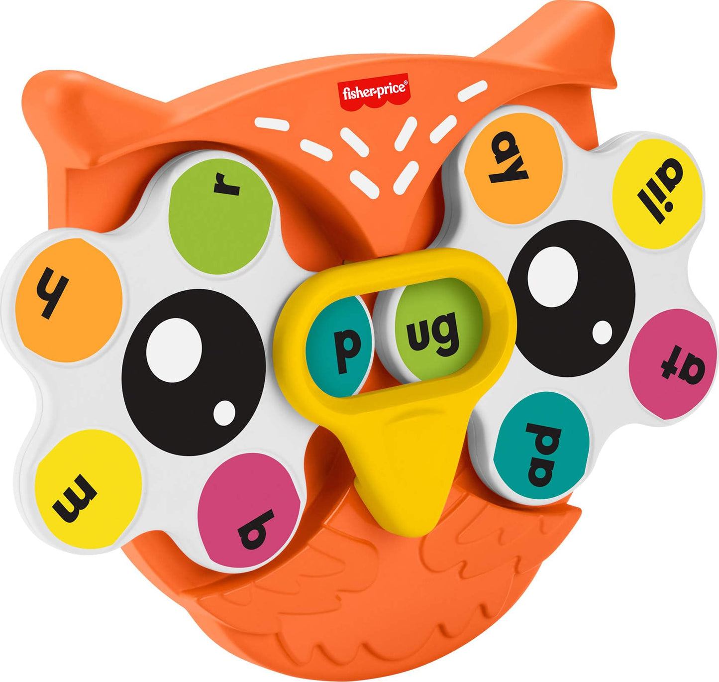 Fisher-Price Spin 'n Rhyme Owl Fidget Spinner – Early Reading & Phonics for Kids 3+