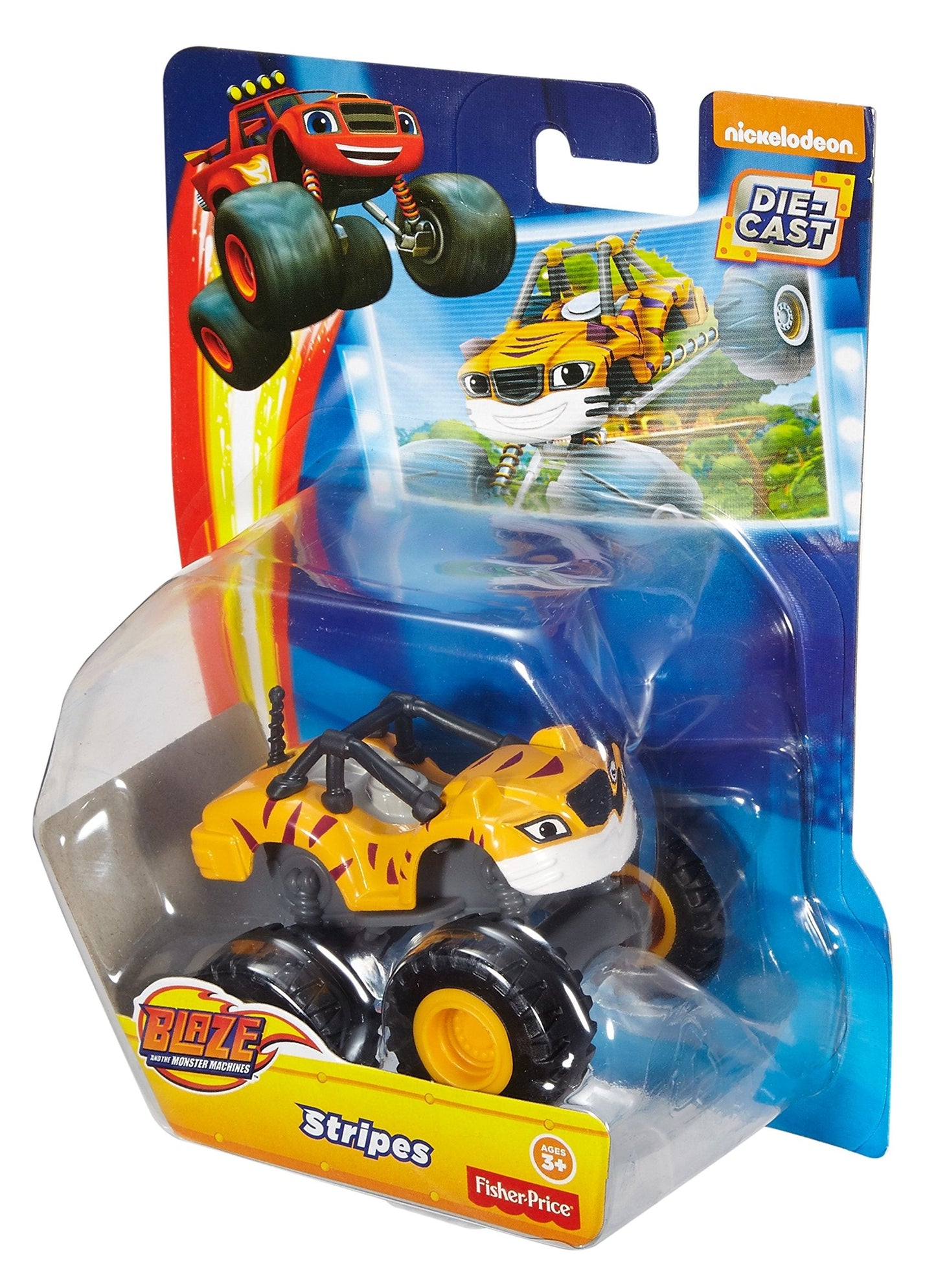 Fisher-Price Nickelodeon Blaze & The Monster Machines Stripes Die-Cast Tiger Truck