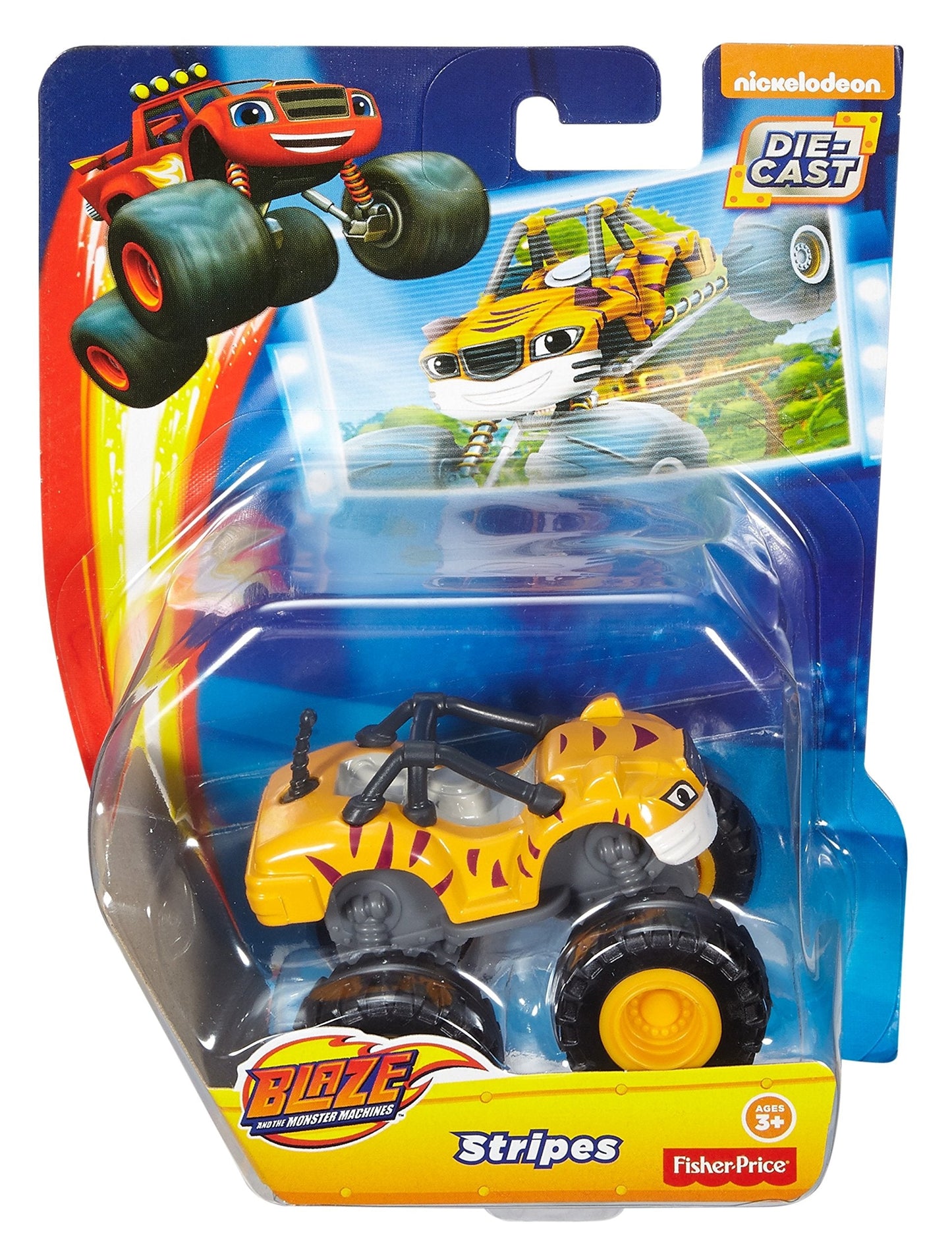 Fisher-Price Nickelodeon Blaze & The Monster Machines Stripes Die-Cast Tiger Truck