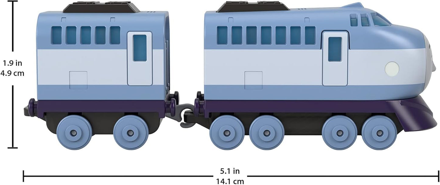 Thomas & Friends Kenji Engine & Cargo Car – Large Die-Cast Push-Along Train | Fisher-Price
