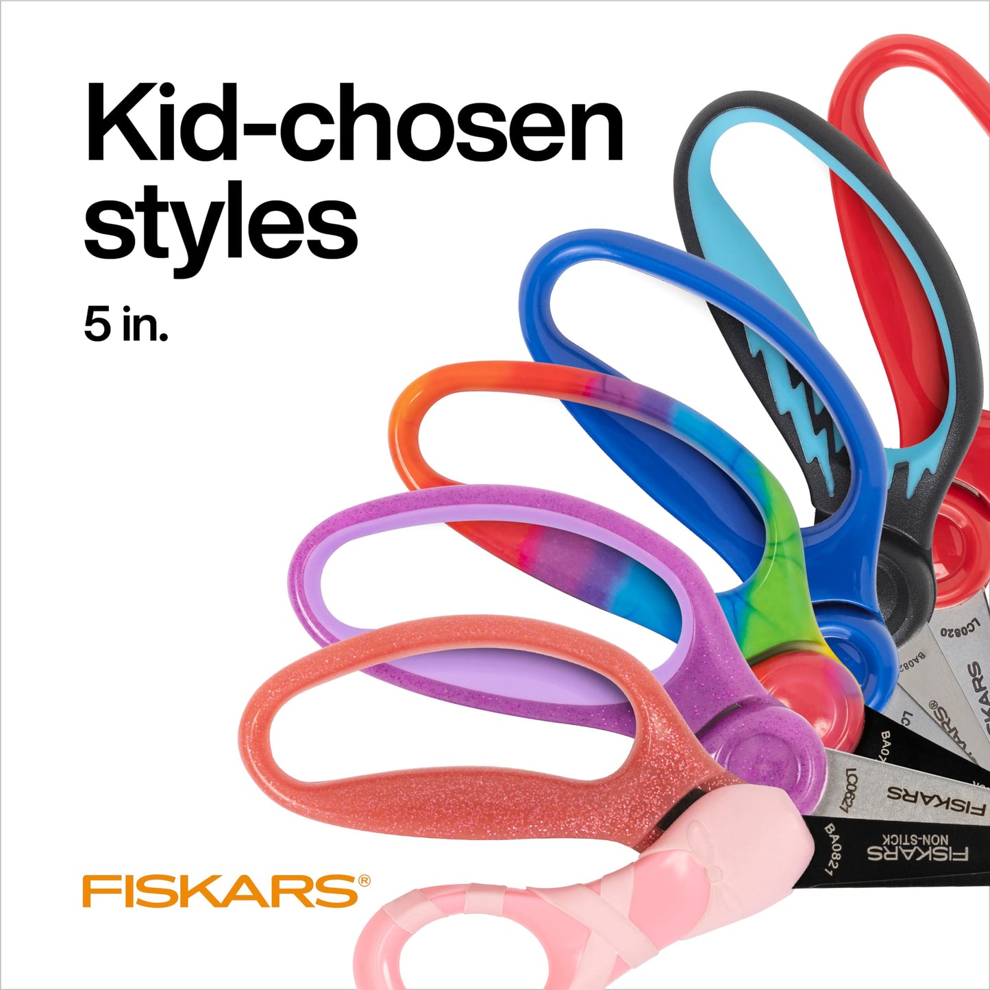 Fiskars Blunt-Tip Kids Scissors 5-inch Pink – Safe Classroom Crafting, 1-Pack