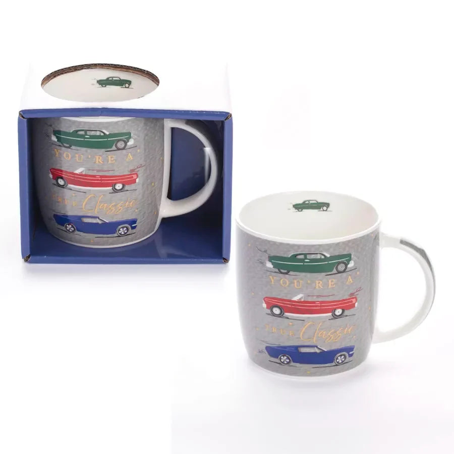 true    classic car mug