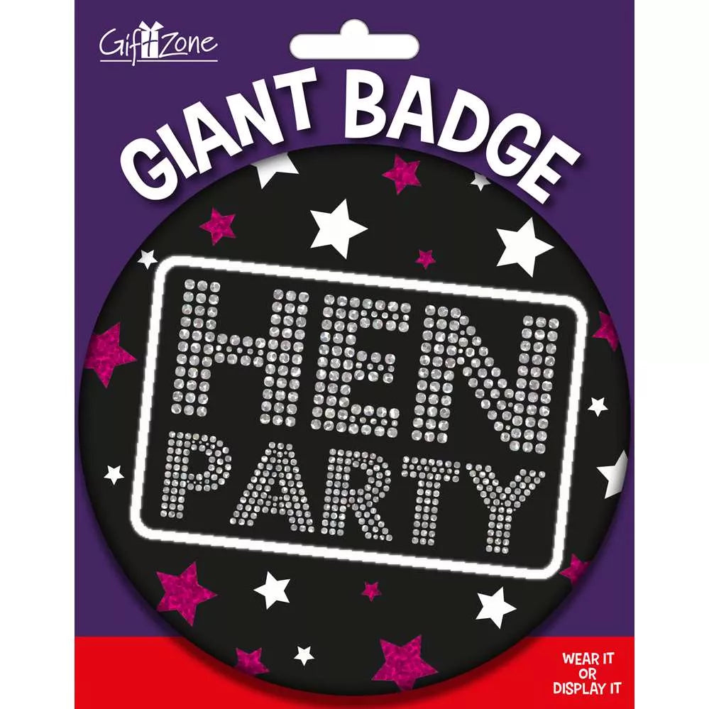 Hen Party Bride To Be  mega  badge