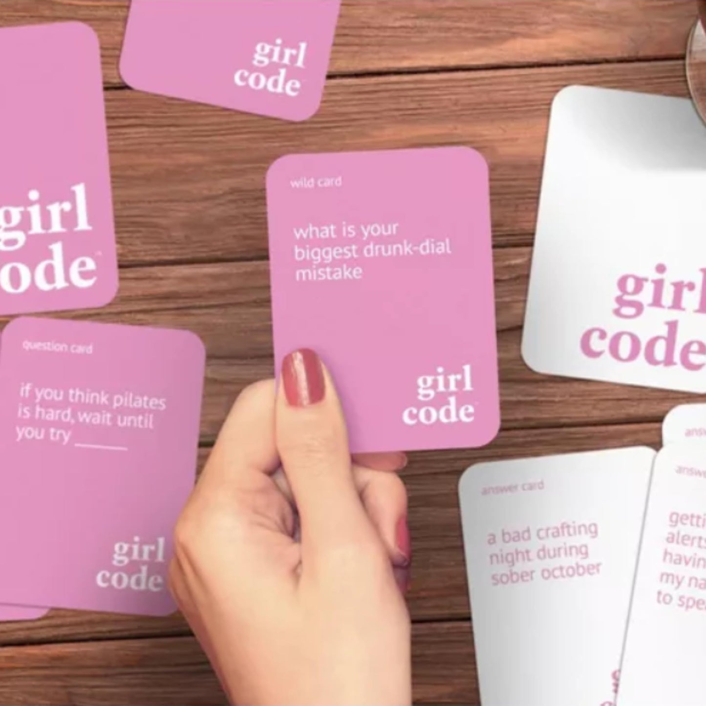 Fitz Girl Code Party Game – 275 Hilarious Q&A Cards for Girls Night, Bachelorette & Galentines