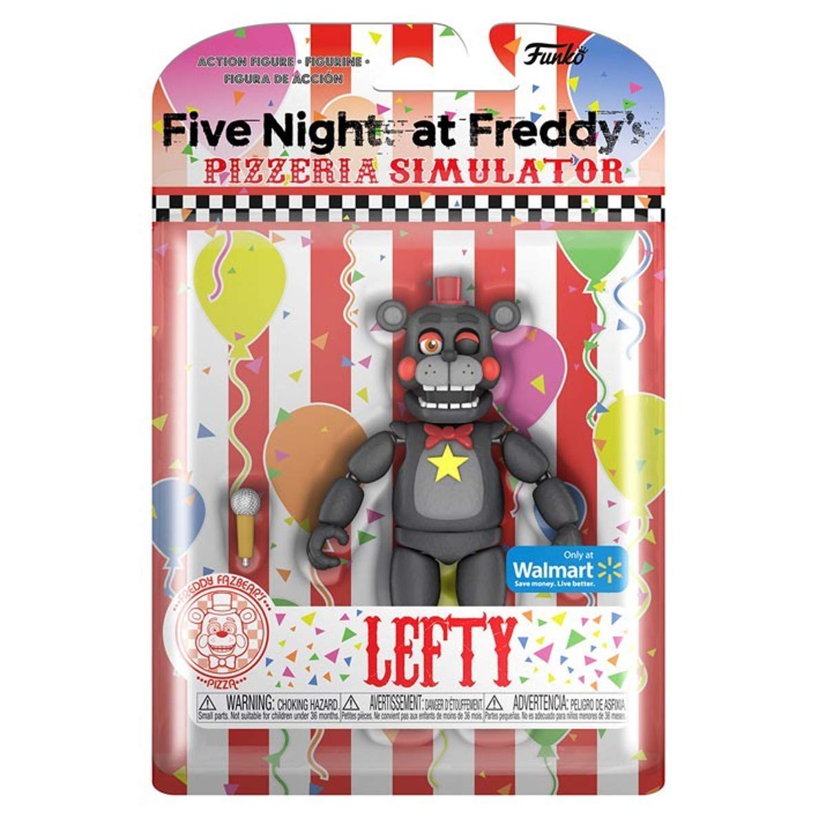Five Nights at Freddy's Pizza Simulator Lefty Collectible Figure – 5in Funko Pop