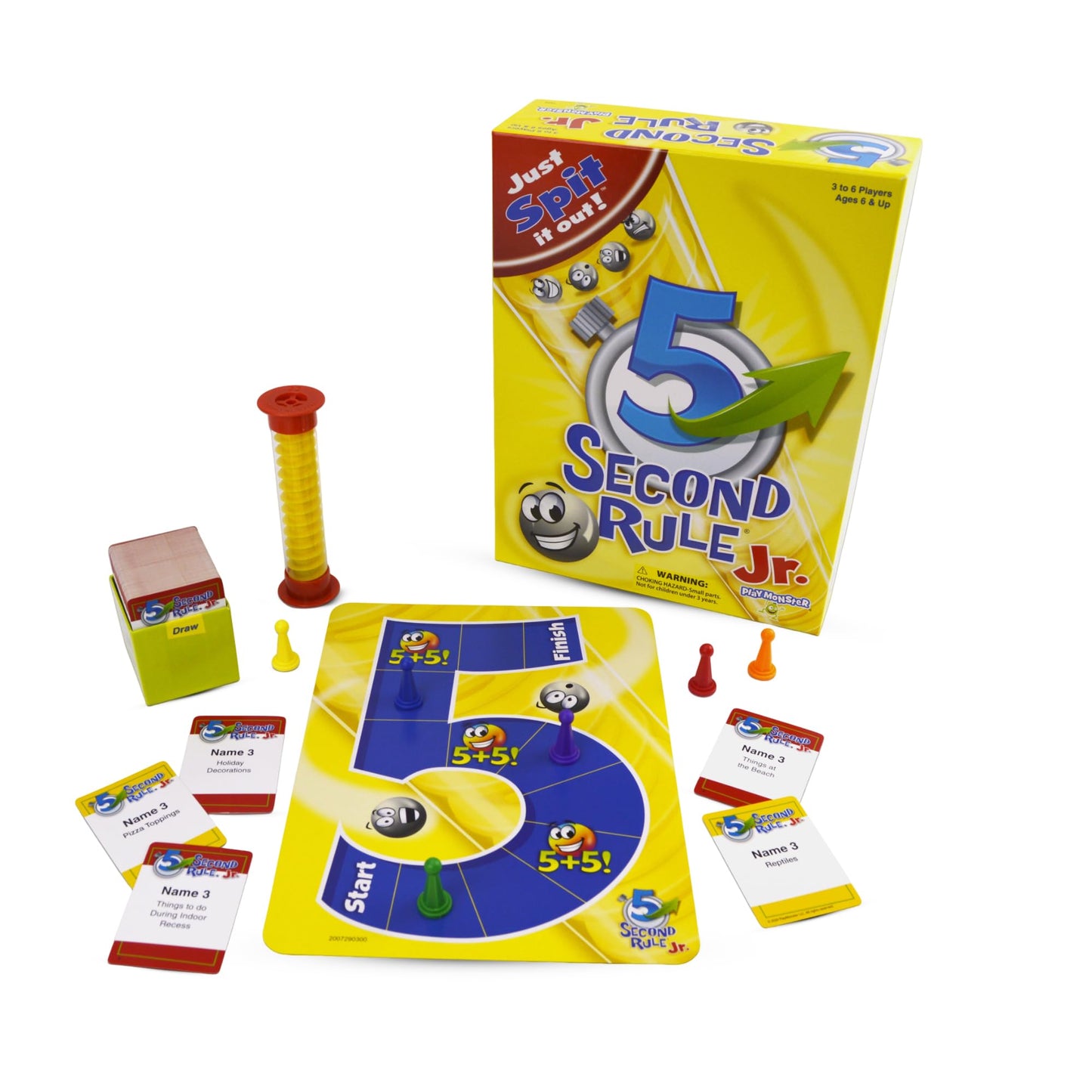 Five Second Rule Jr. Card Game – Quick Think & Shout Answers for Kids 6+