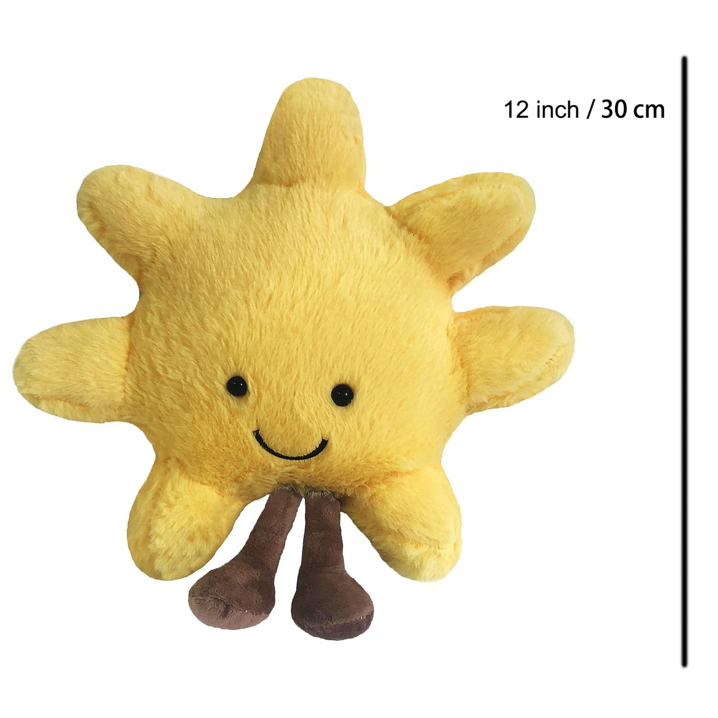 FJQZHA Moon Sun Plush Toy – Soft Moon & Sun Plush for Kids