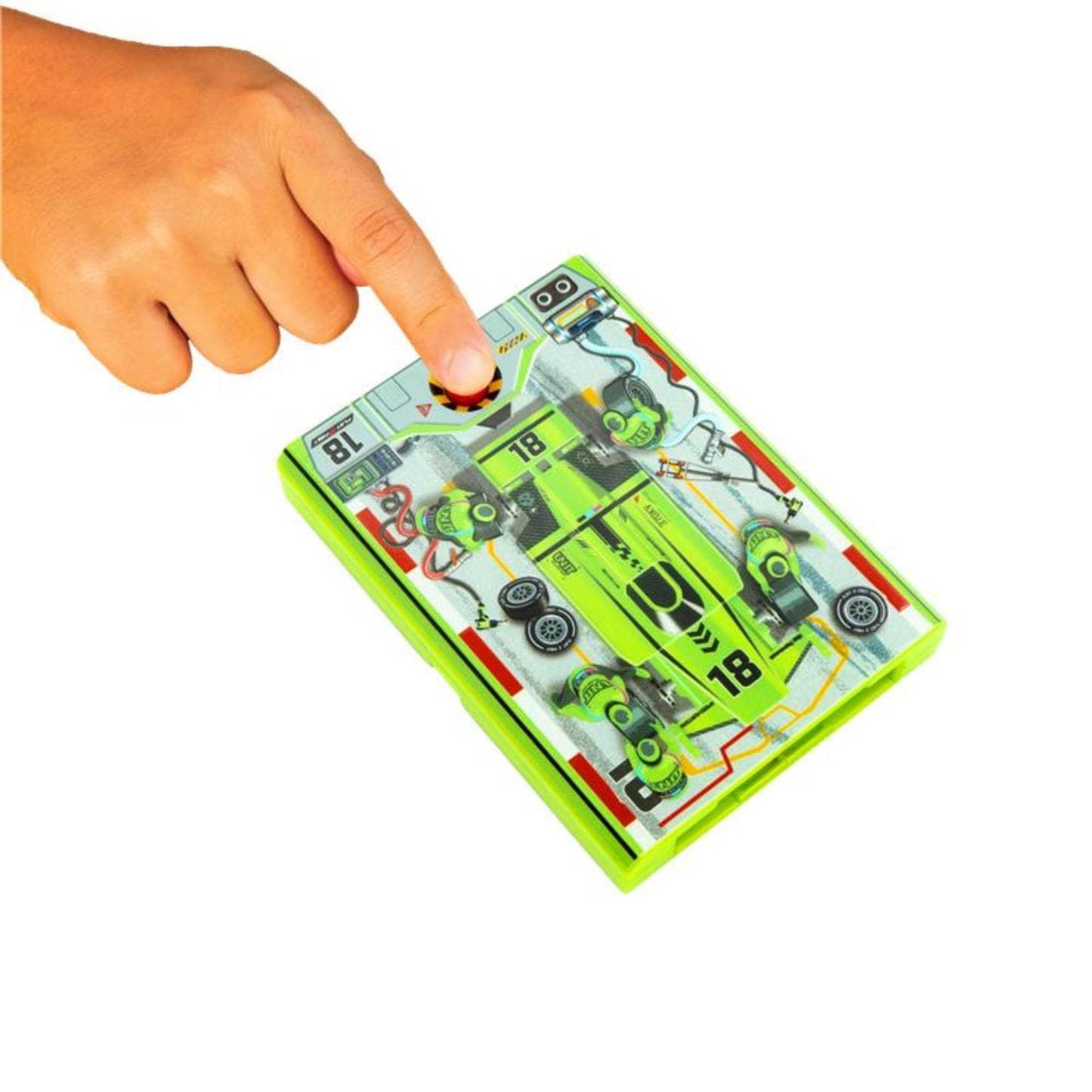 FLAT 2 FAST Original Speed Card Racer – Neon Green