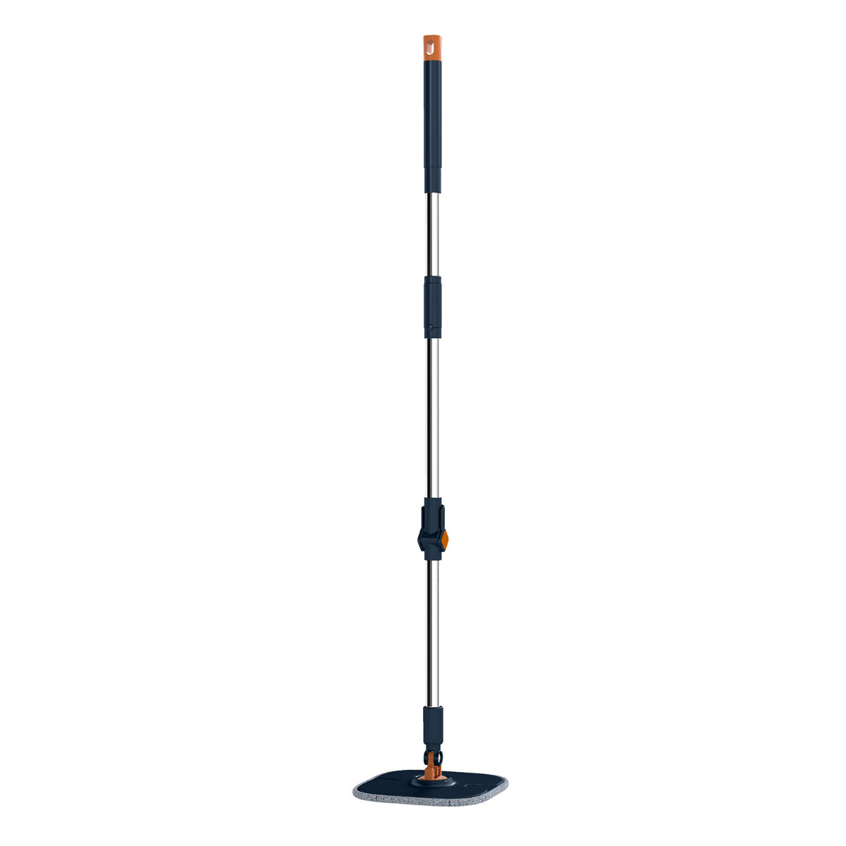 Flat Floor Mop and Bucket System with Washable Microfiber Pads-Green