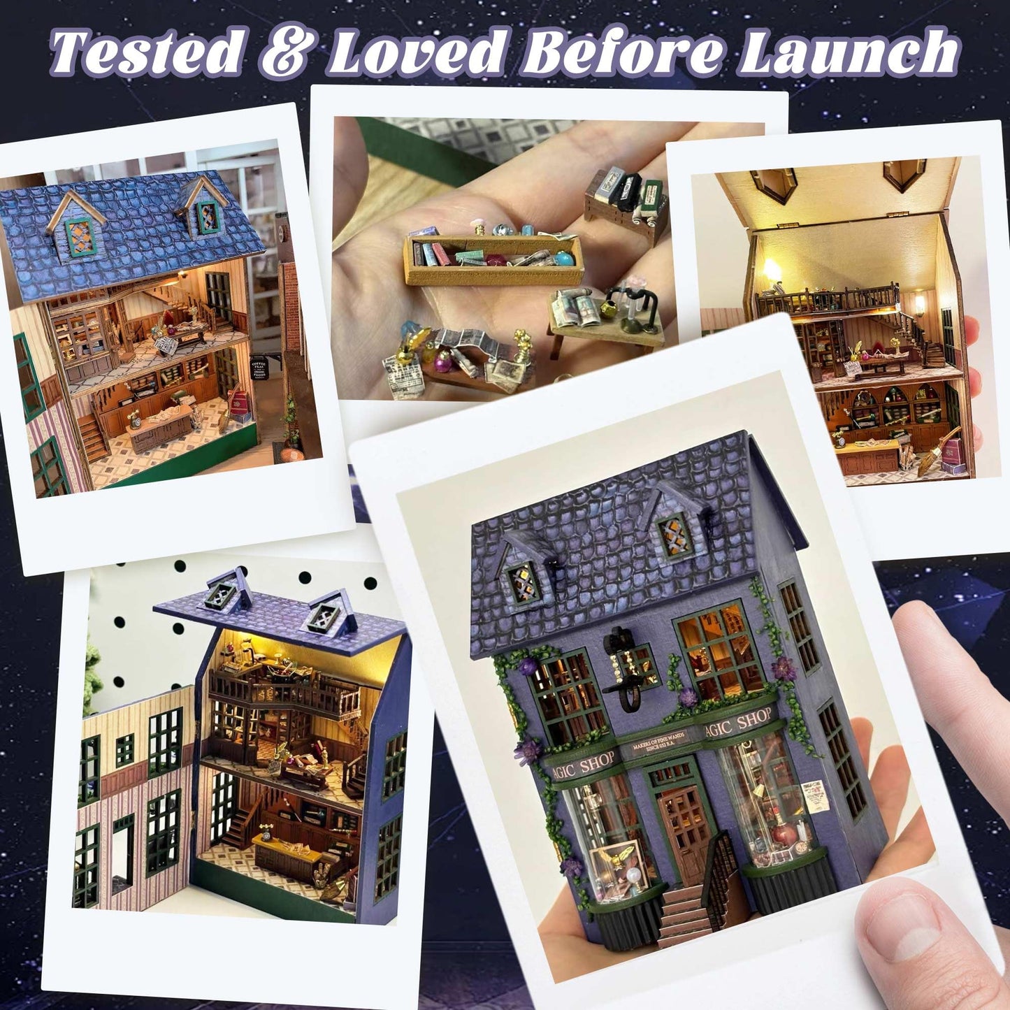 Flever Dollhouse Miniature DIY Kit – Creative Room with Furniture (1:32 Scale)