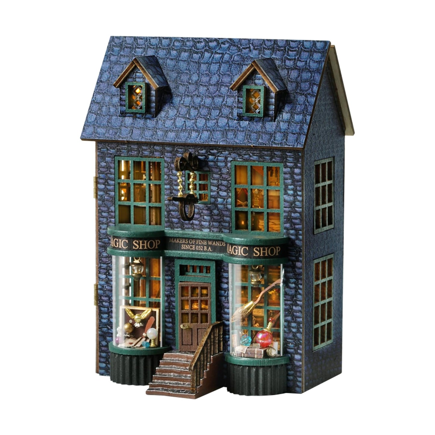 Flever Dollhouse Miniature DIY Kit – Creative Room with Furniture (1:32 Scale)