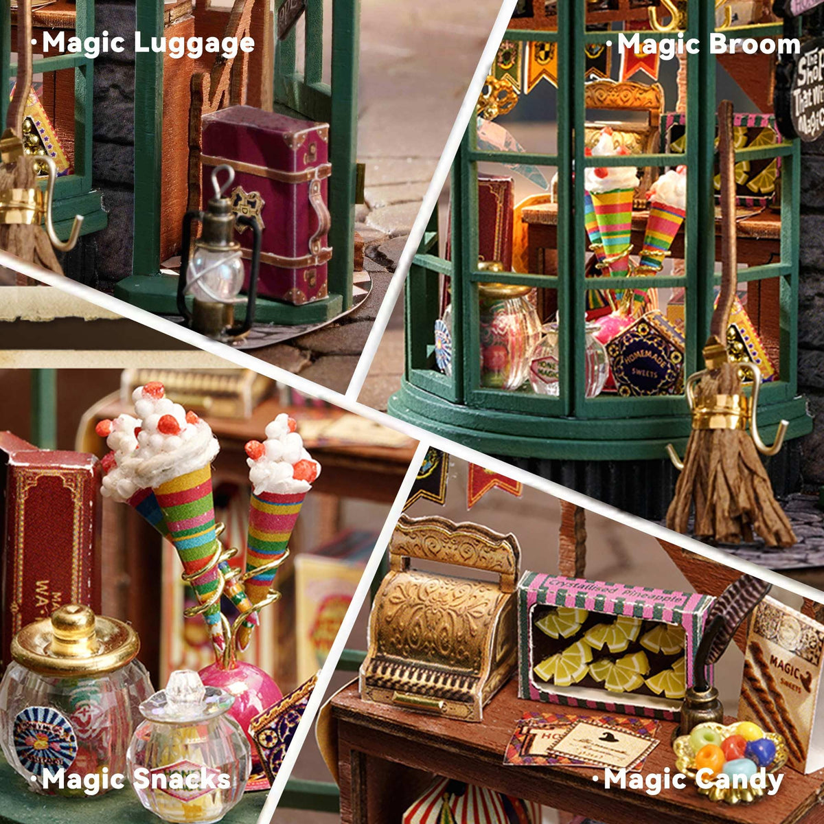 Flever Dollhouse Miniature DIY Kit – Creative Room Dream Bottle Series with Furniture | Romantic Gift Idea