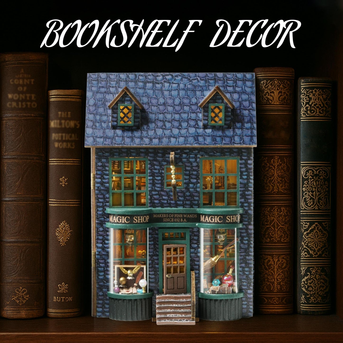 Flever Dollhouse Miniature DIY Kit – Creative Room with Furniture (1:32 Scale)