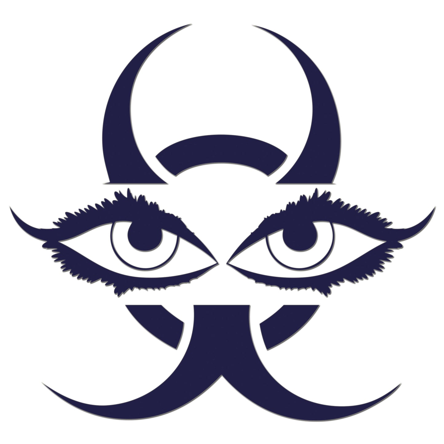 Chinese Devil Eyes Iron On HTV Transfer