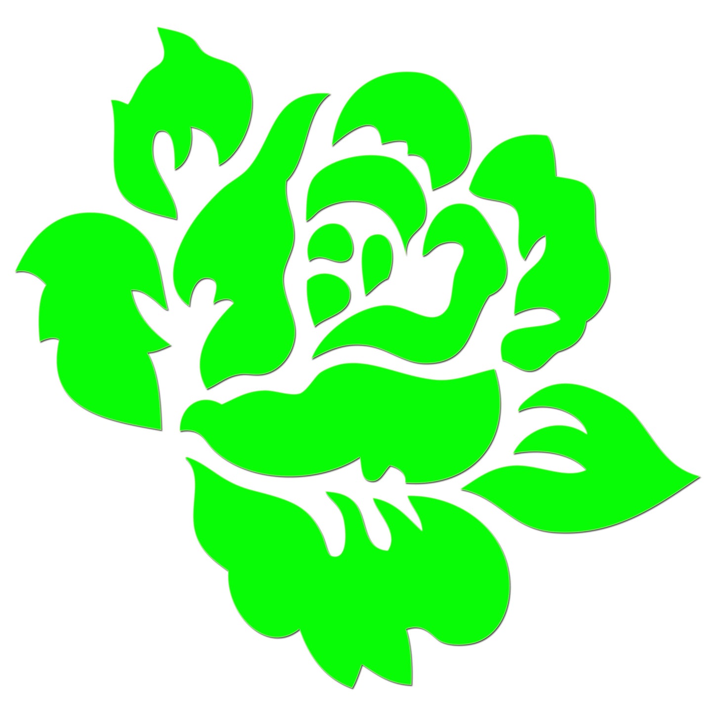 English Rose Iron On HTV Transfer