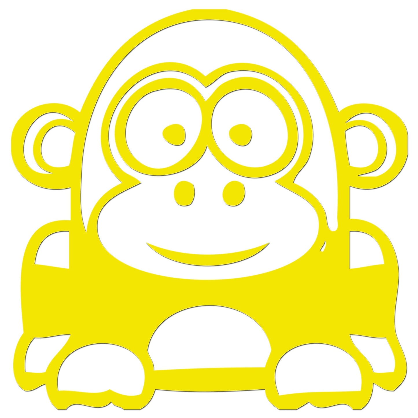 Funny Cartoon Gorilla Iron On HTV Transfer