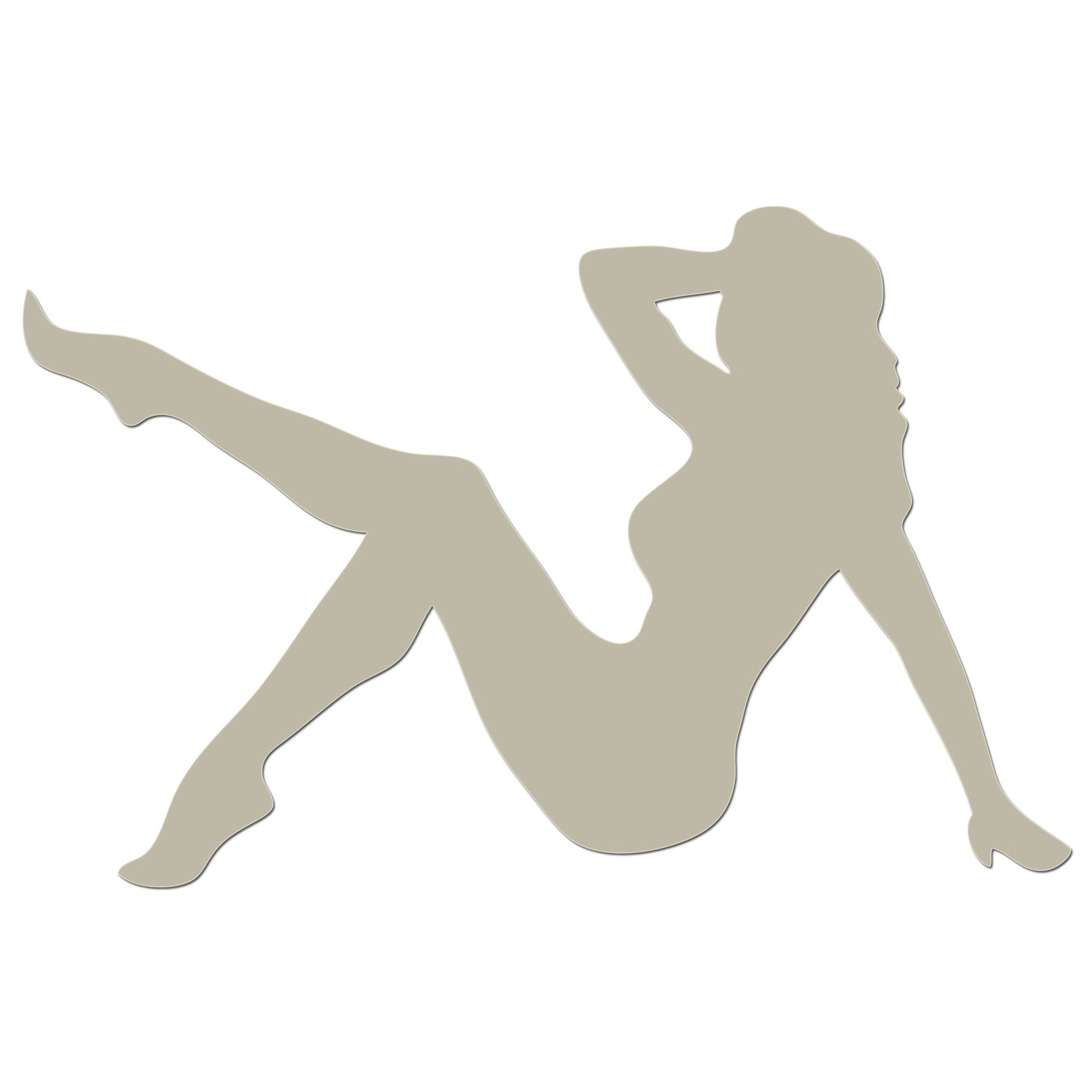 Pin Up Girl Iron On HTV Transfer