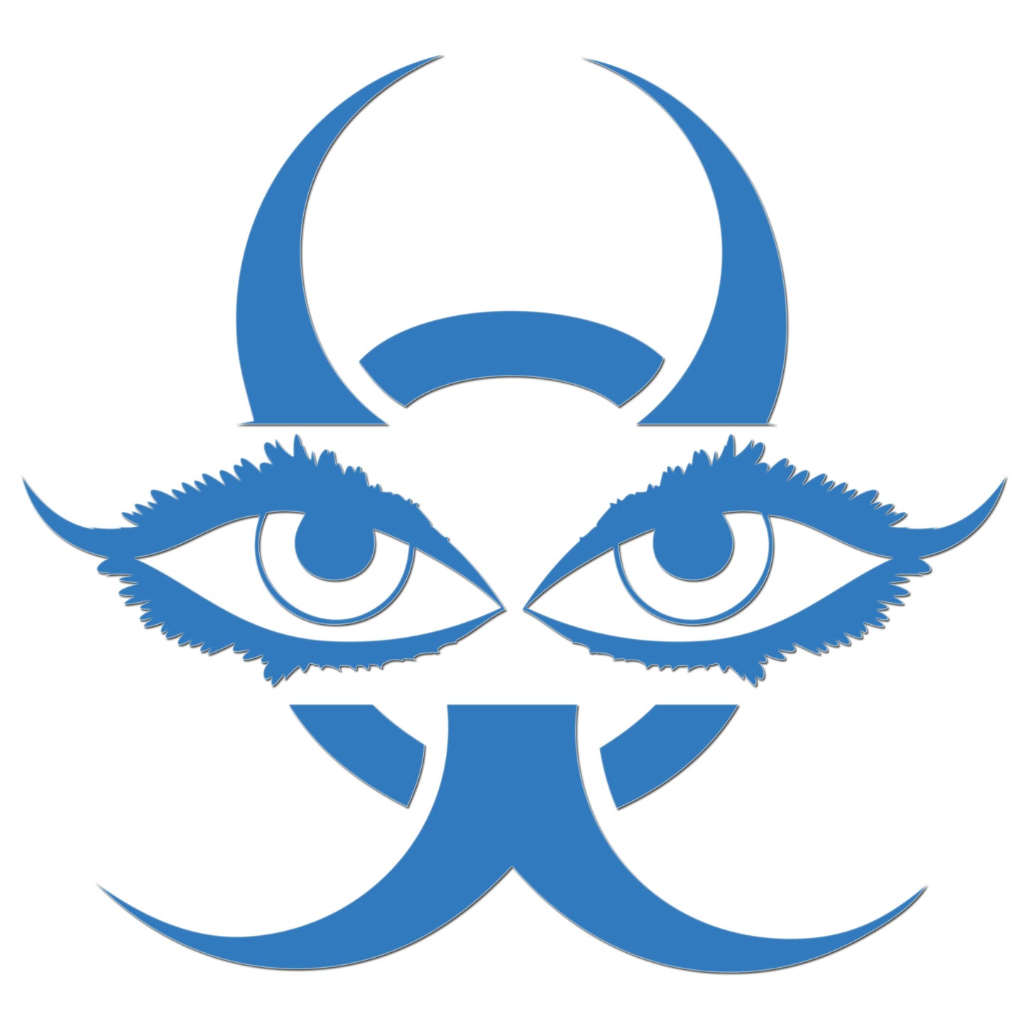 Chinese Devil Eyes Iron On HTV Transfer