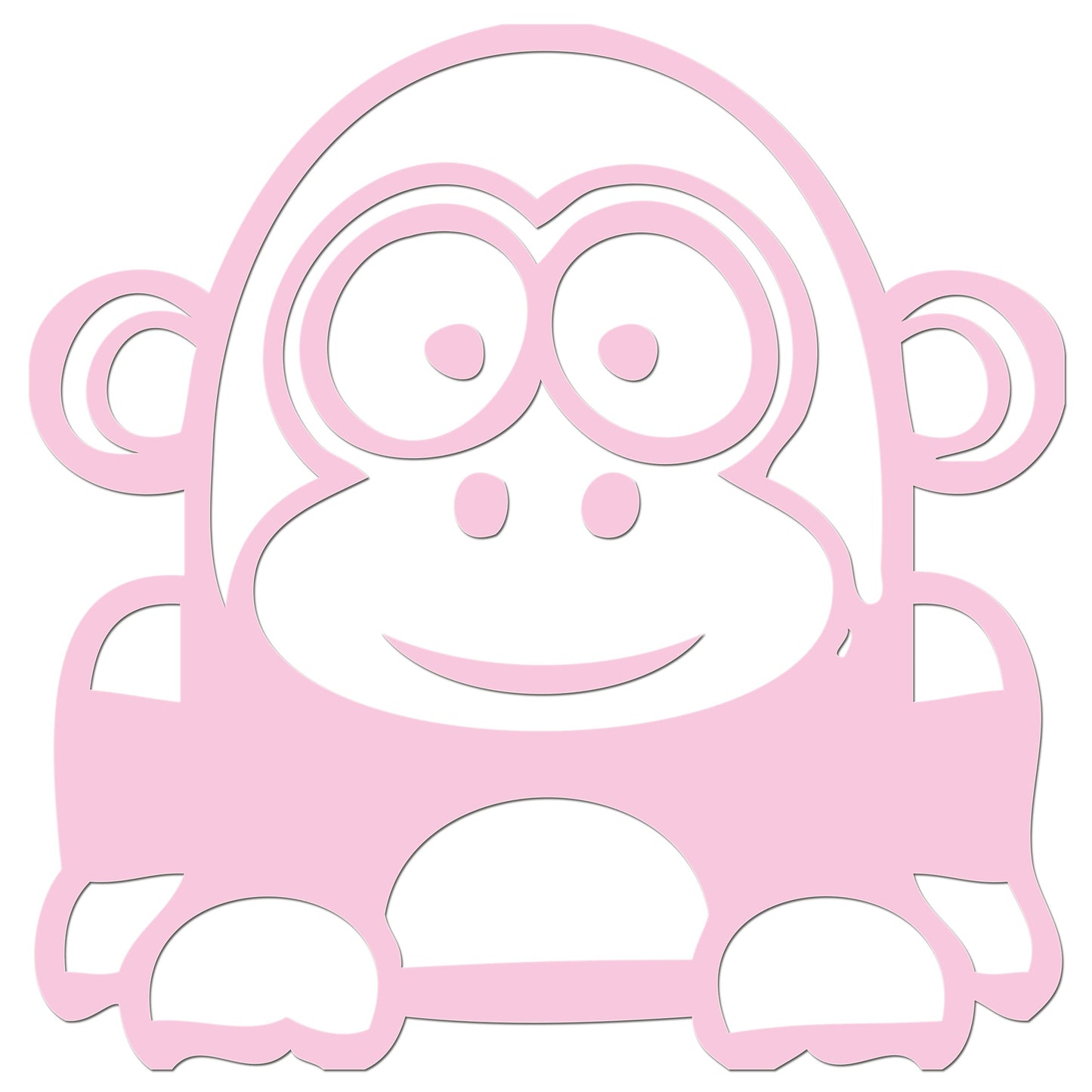 Funny Cartoon Gorilla Iron On HTV Transfer