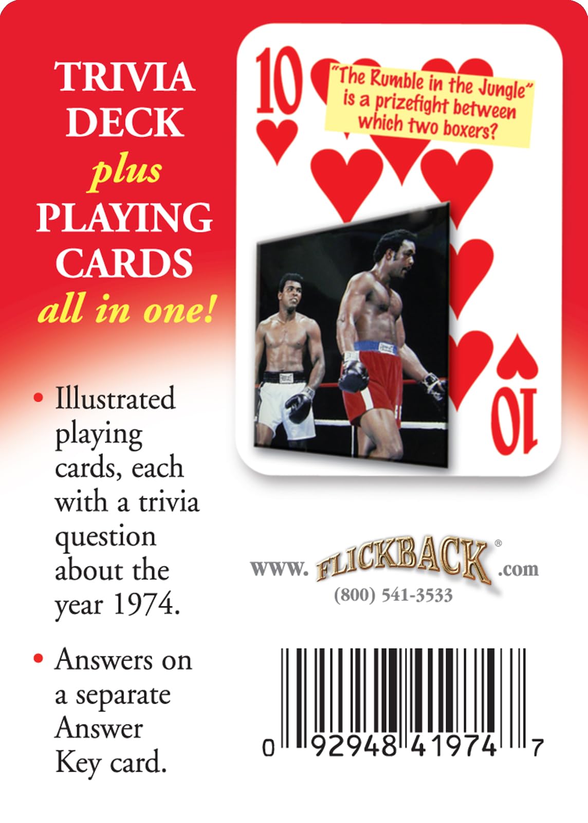 Flickback 1975 Birthday Trivia Cards – Gift for People Born in 1975