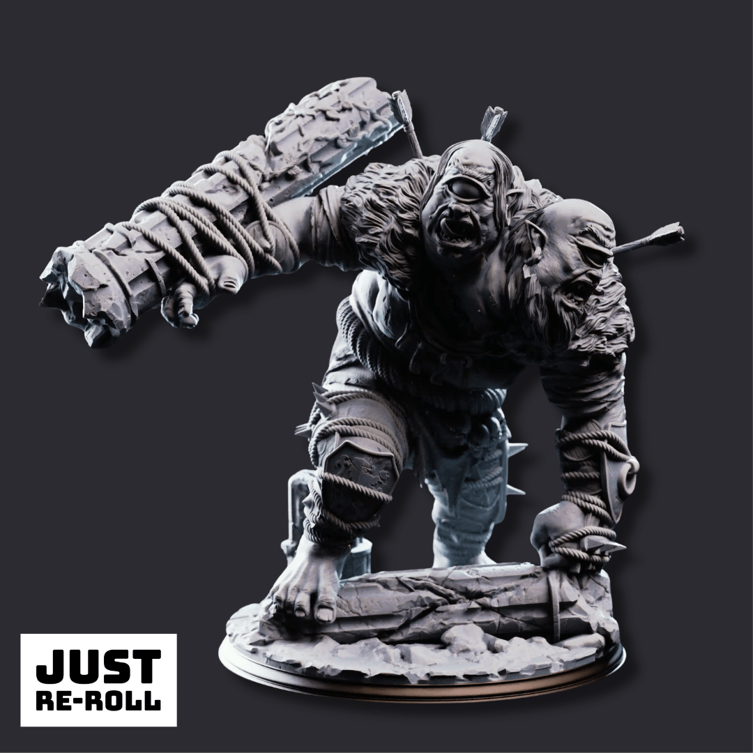 Flim & Krim Ettin Brute - 3D Printed Monster Miniature