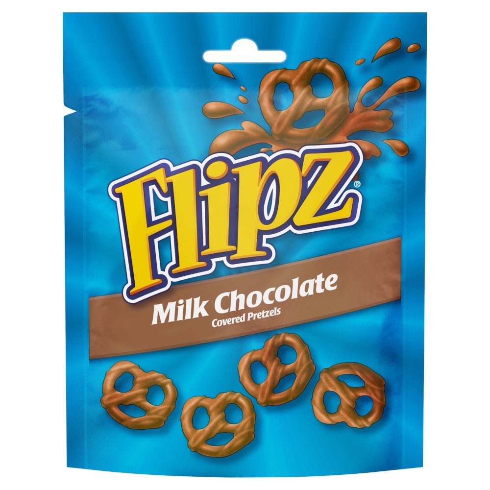Flipz Milk Chocolate Covered Pretzels PMP 80g (Box of 6)