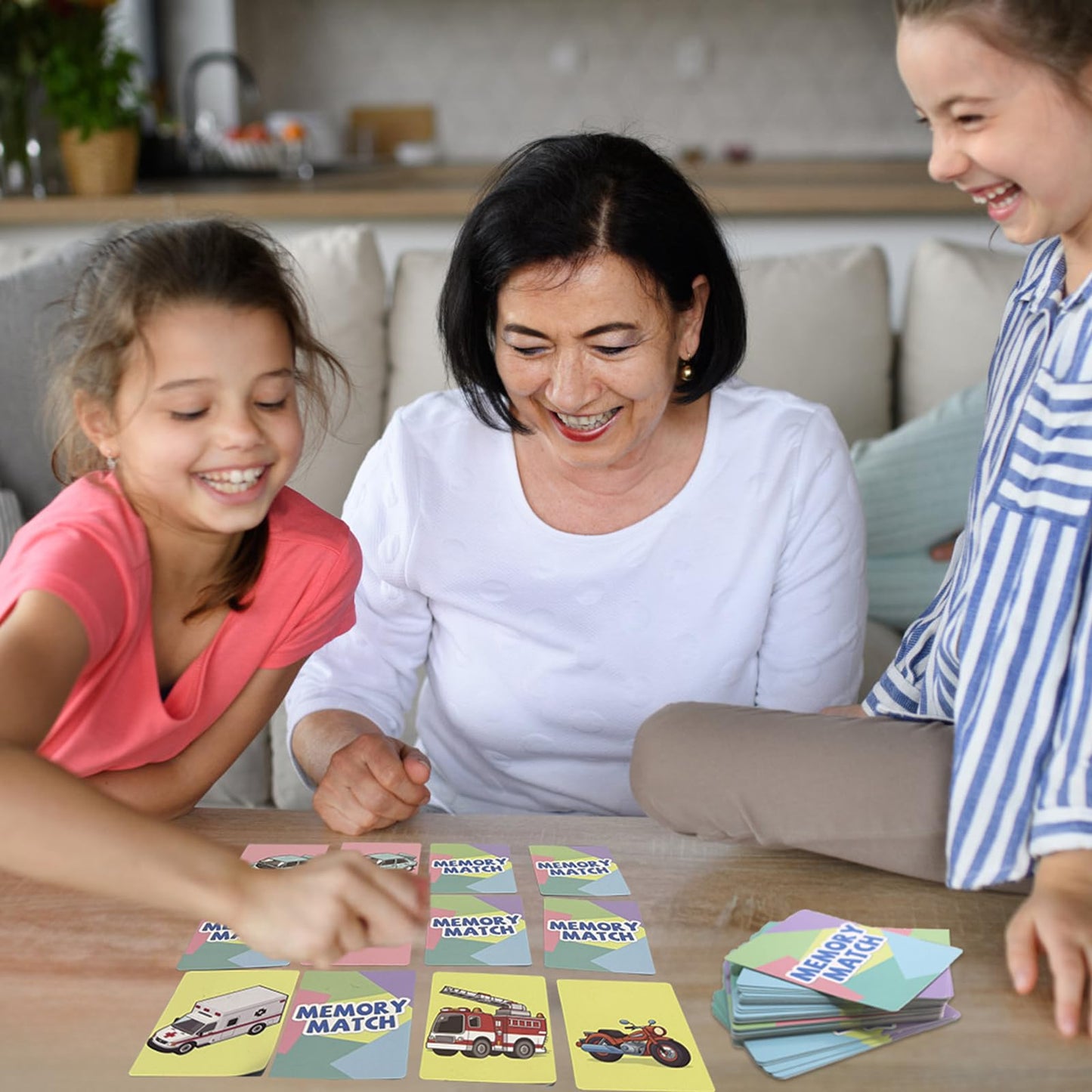 Floatlive Card Games for Kids 4-8 | Go Fish, Old Maid, Memory – 4 Decks