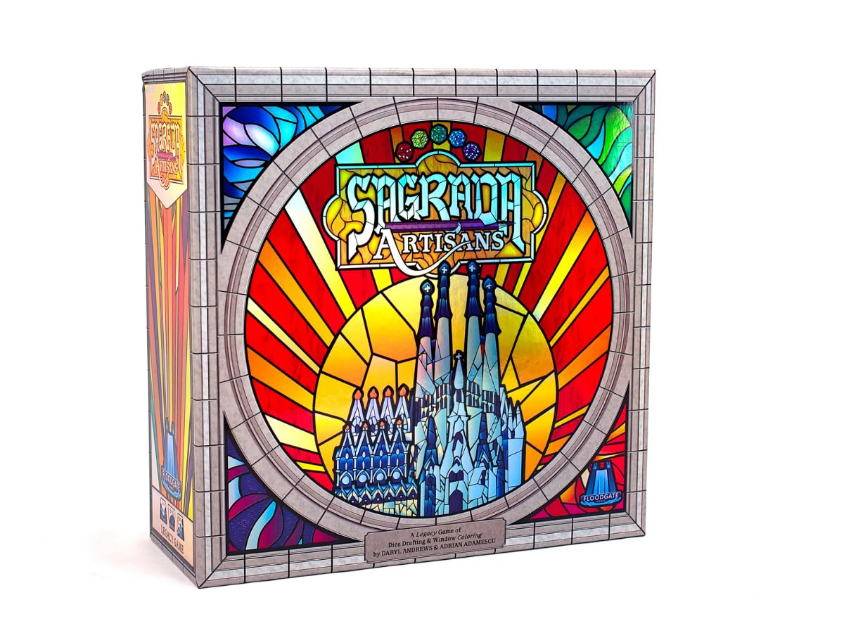 Floodgate Games Sagrada Artisans — Strategy Board Game for 2–4 Players (Ages 10+)