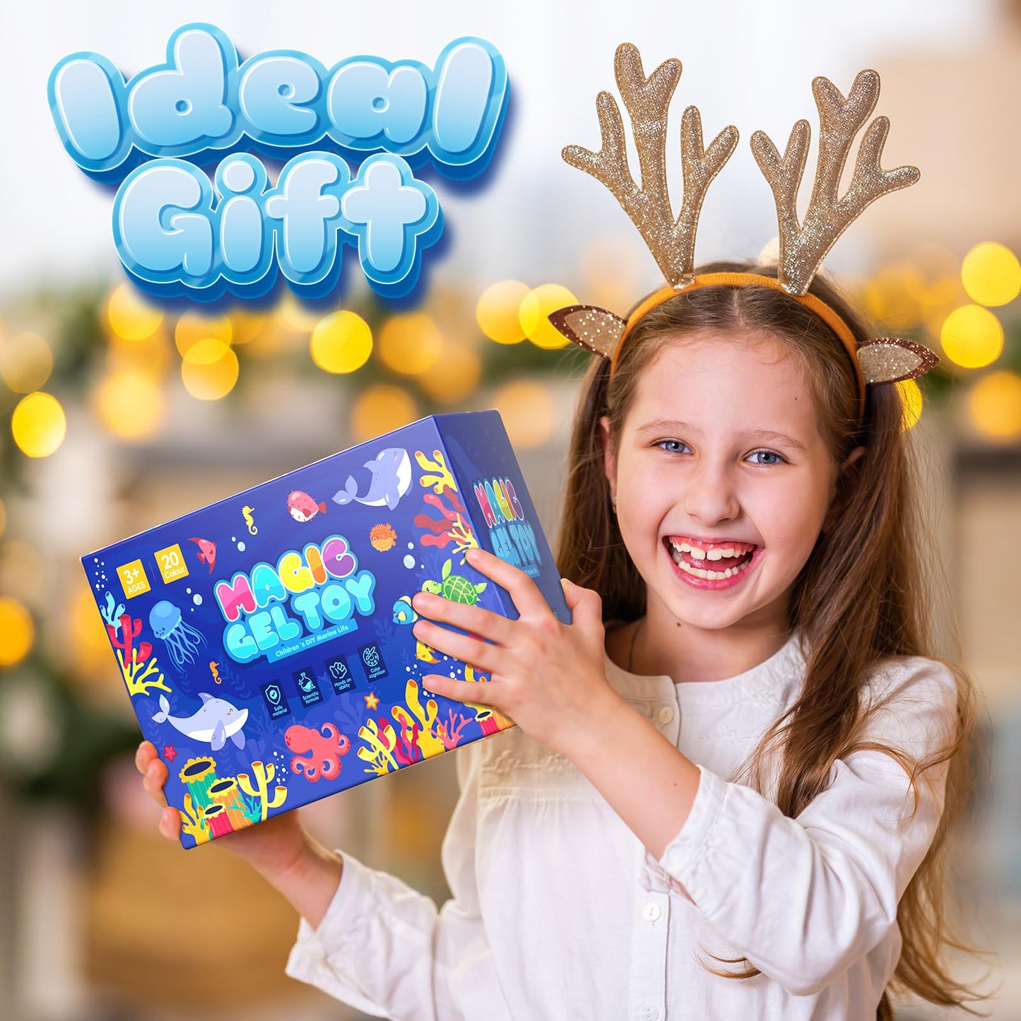 Flooyes Magic Gel Water Pets Elf Toy Kit | Creative Squishy Maker for Kids