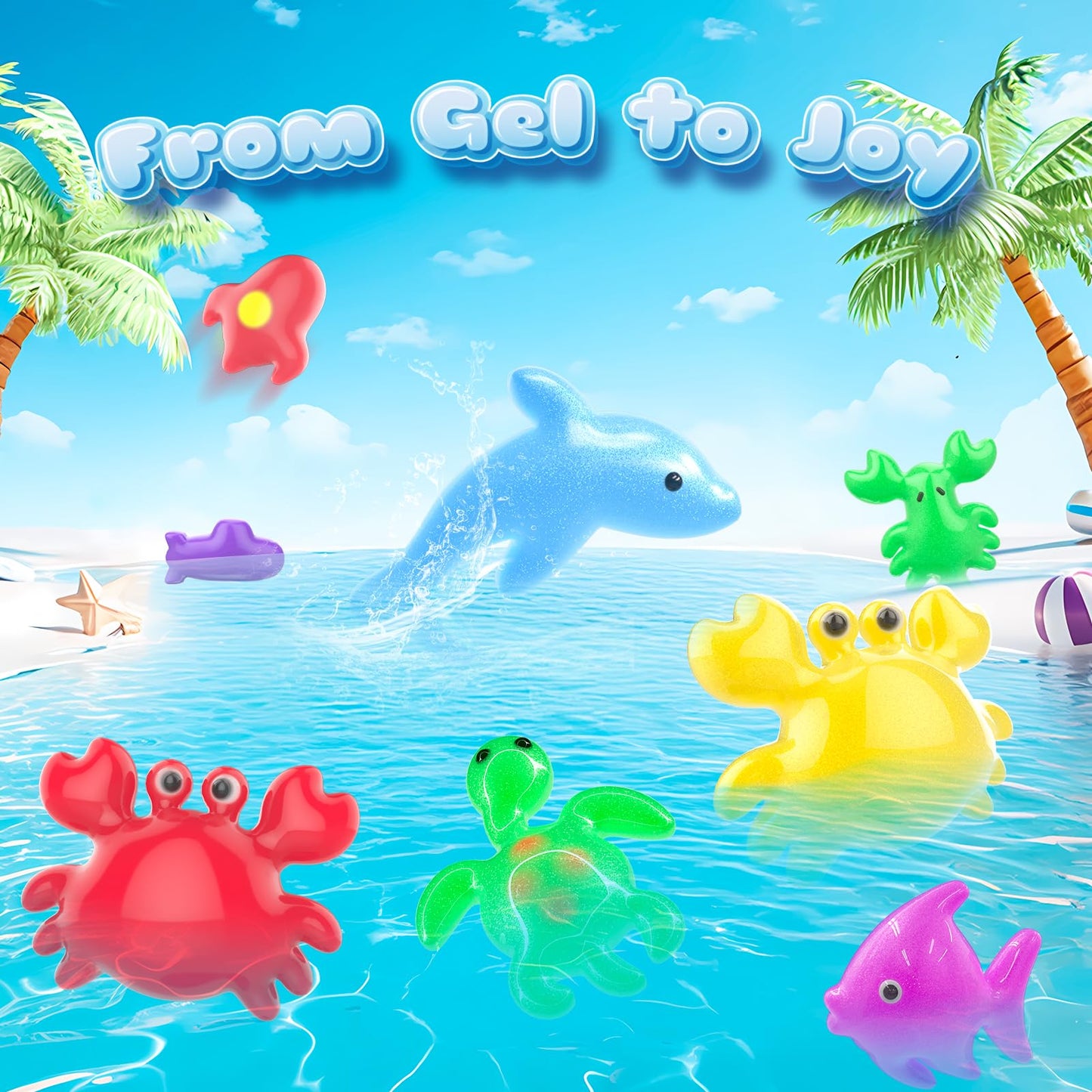 Flooyes Magic Gel Water Pets Elf Toy Kit | Creative Squishy Maker for Kids