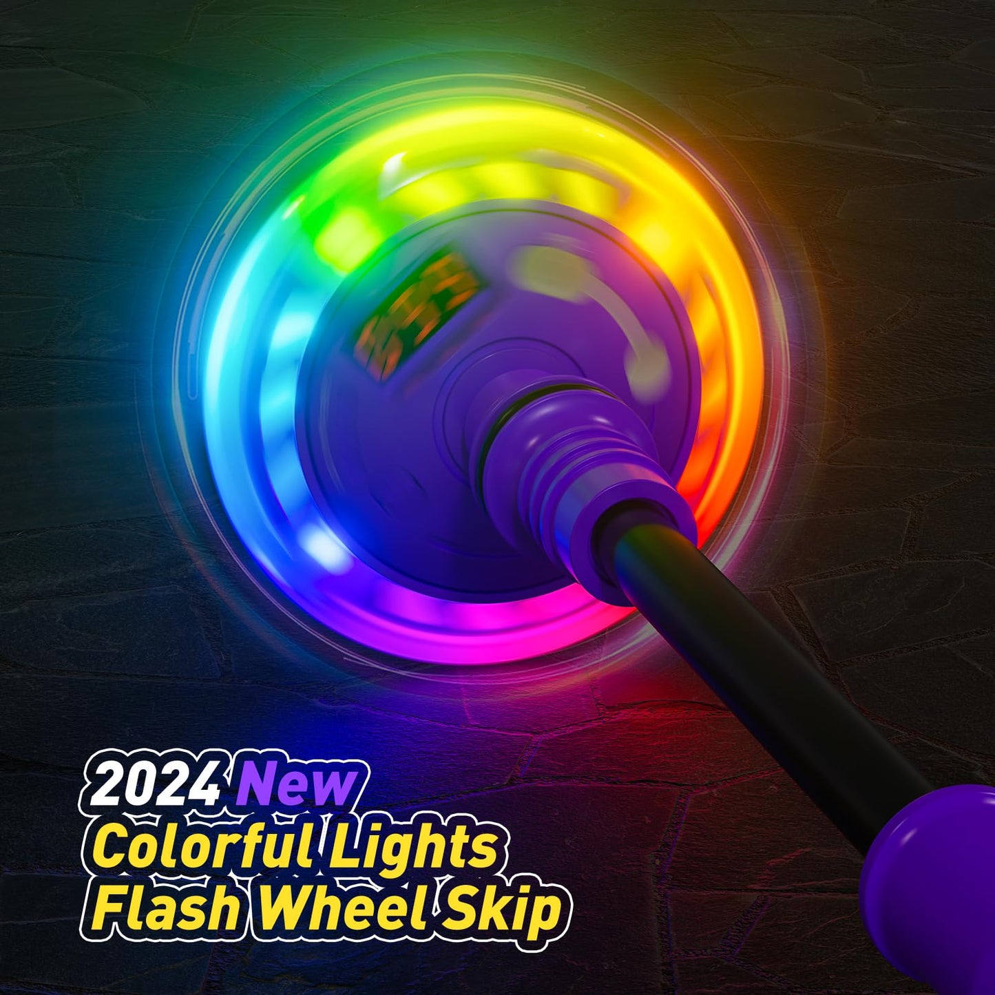 Flooyes Skip Ball for Kids – LED Counter, Timer & Calorie Tracker