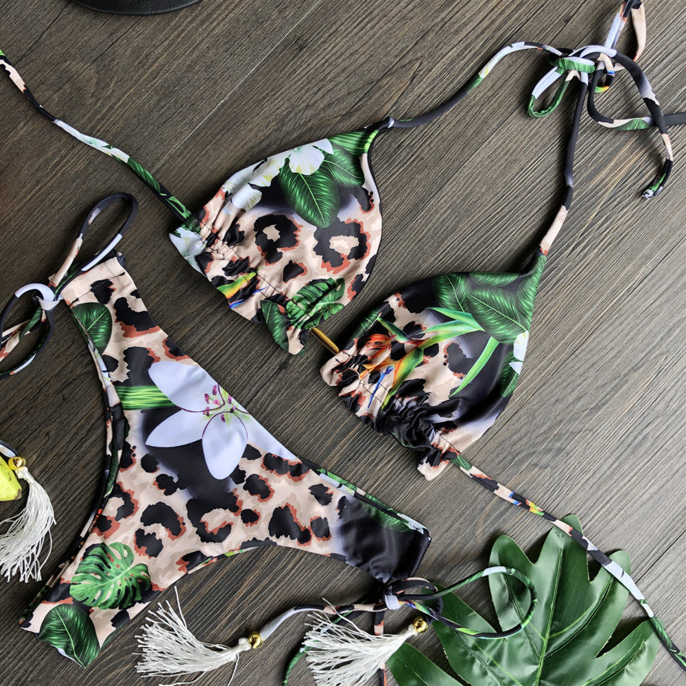 Floral Vintage Swimsuit, Women's Vintage Swimwear