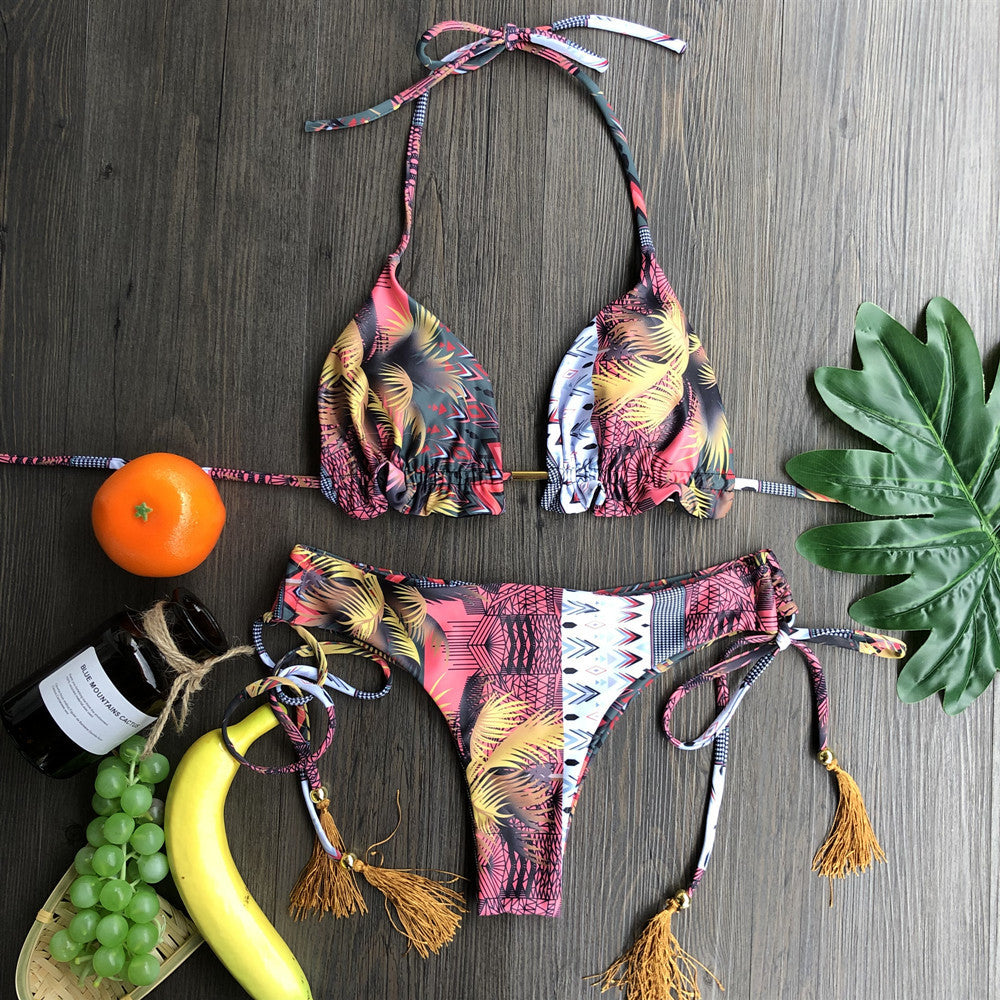 Floral Vintage Swimsuit, Women's Vintage Swimwear