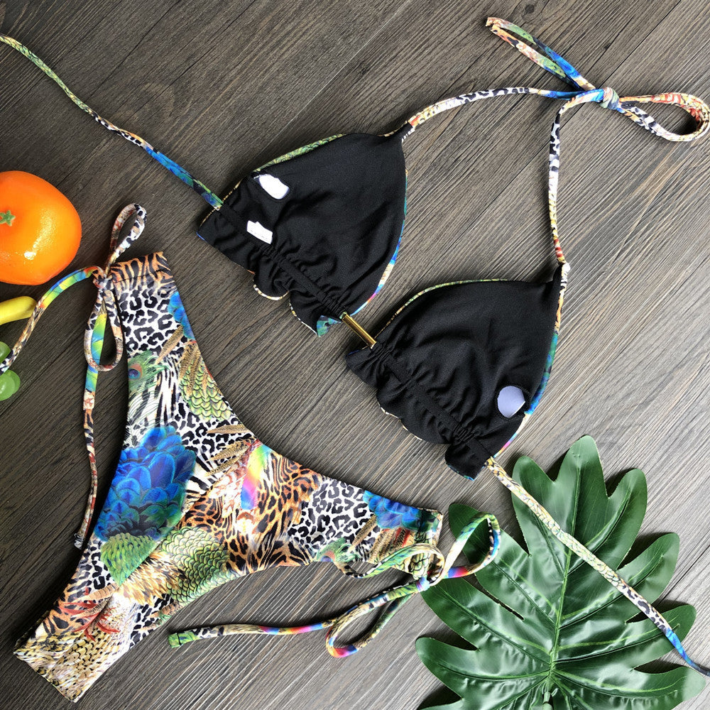 Floral Vintage Swimsuit, Women's Vintage Swimwear