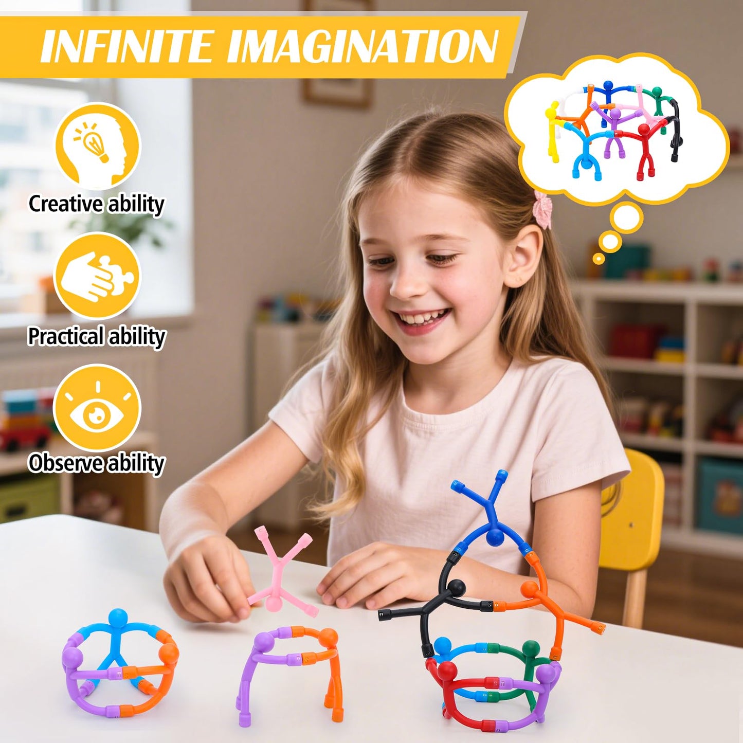 FloraSea 30-Piece Magnetic Travel Toys – Easter Basket Stuffers for Kids