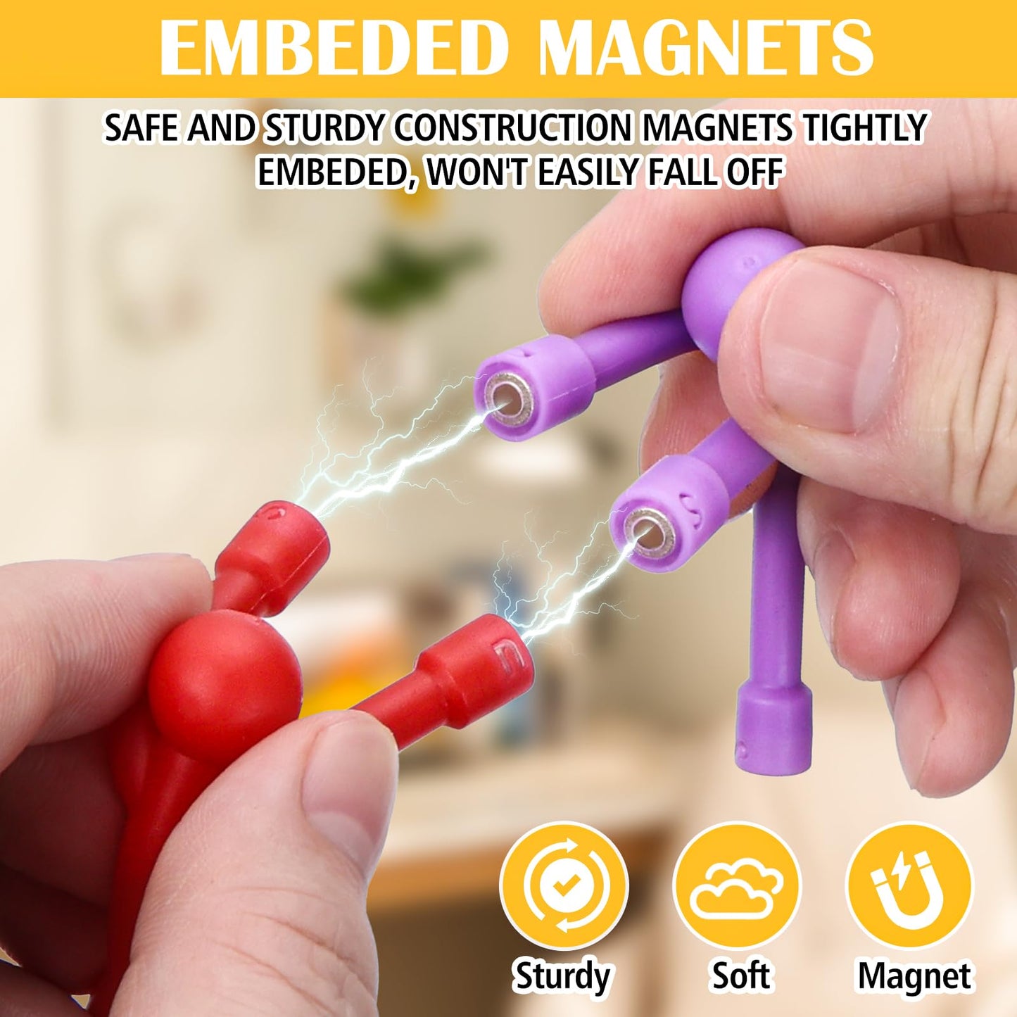 FloraSea 30-Piece Magnetic Travel Toys – Easter Basket Stuffers for Kids