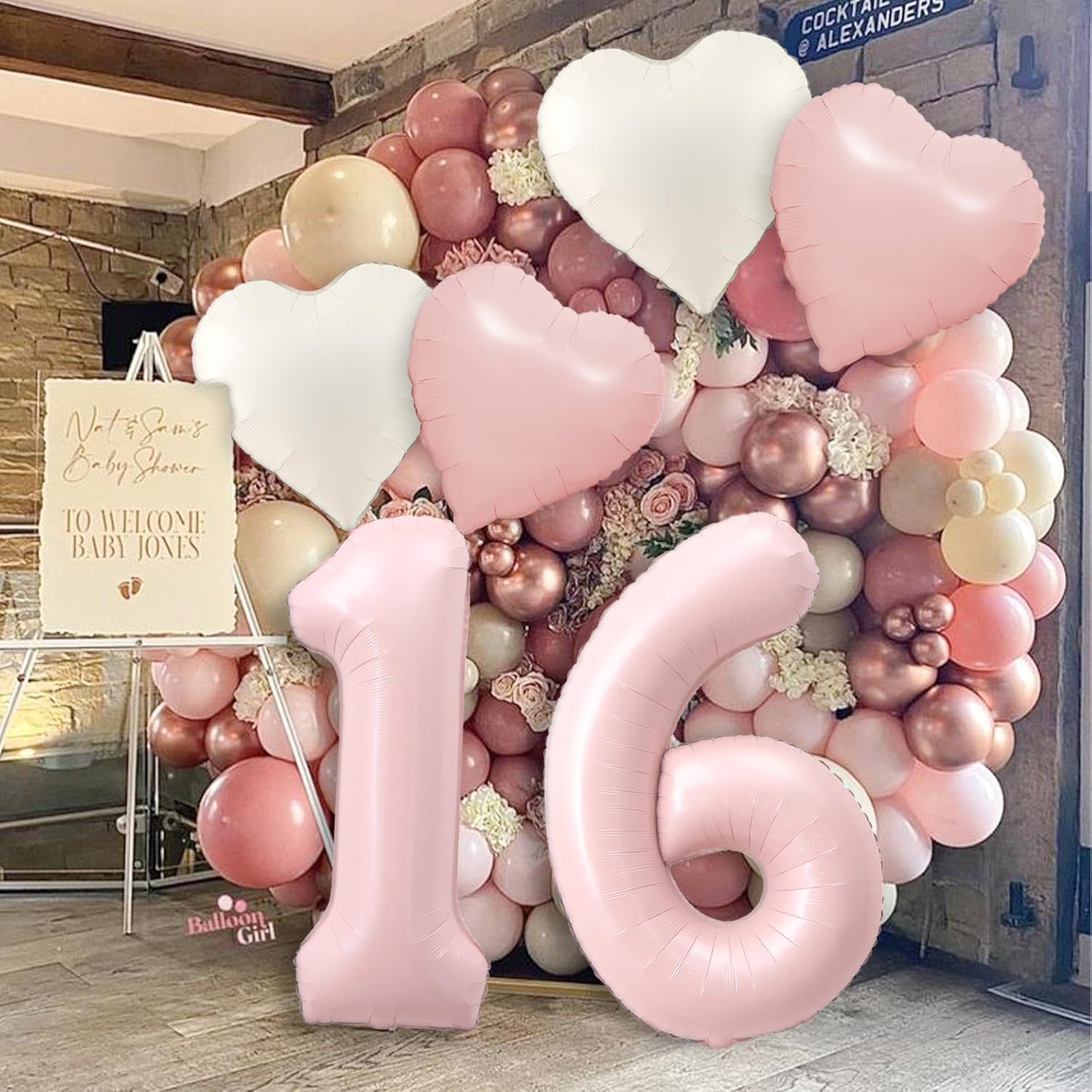 Florisland Pink 31 Balloon – 40-Inch Dusty Pink Number Balloon for 31st Birthday