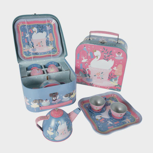Floss and Rock Enchanted 7 Piece Tin Tea Set
