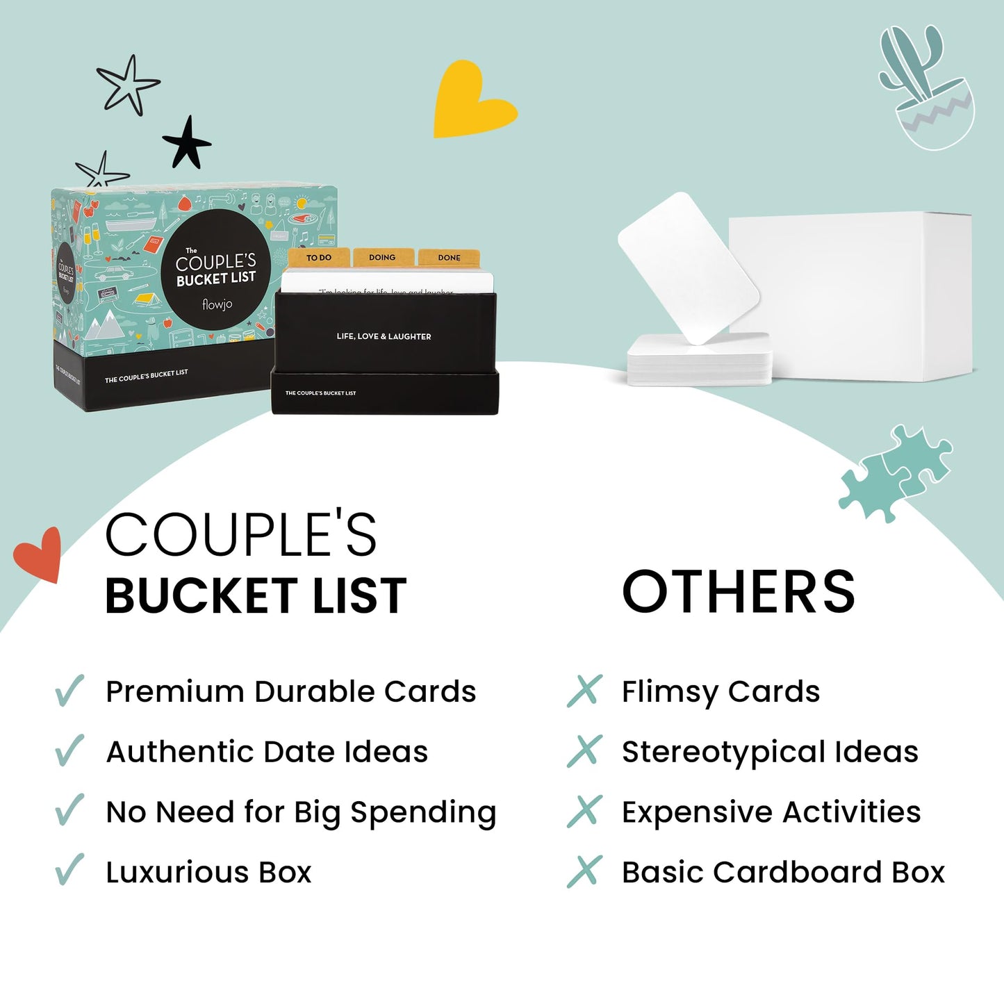 Flowjo Couple Bucket List Games – 100 Date Night Ideas for Reconnecting