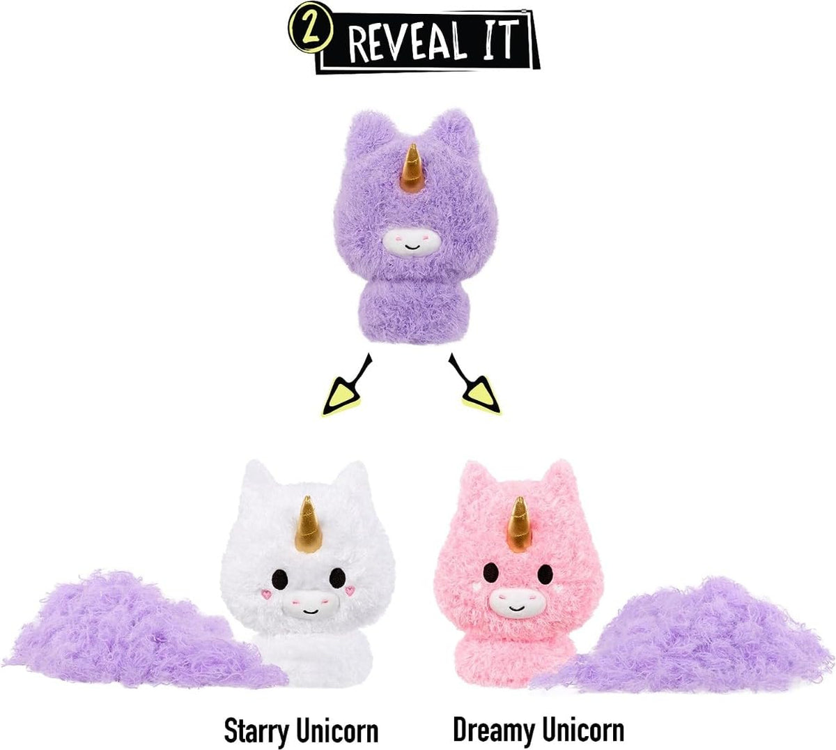 Fluffie Stuffiez Unicorn Small Collectible – Surprise Reveal Plush
