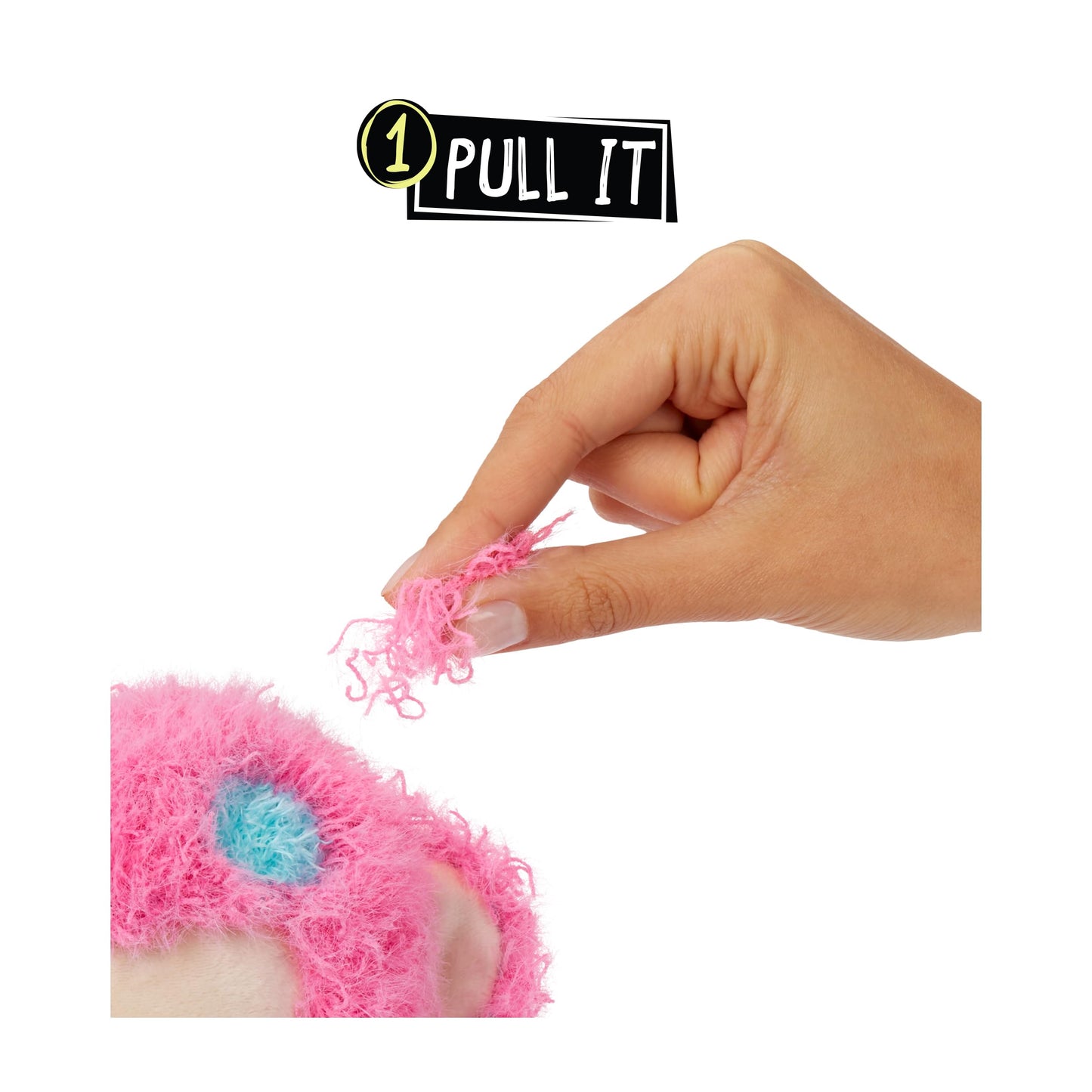 Fluffie Stuffiez Monkey Small Collectible Plush – Surprise Reveal & DIY Fur Pull