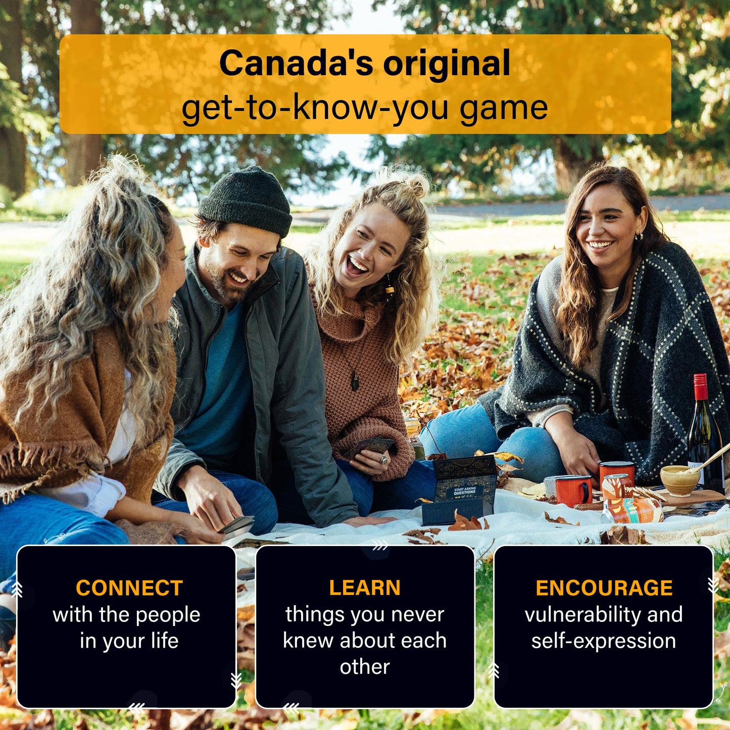 FLUSTER Ice Breakers & Deep Conversation Cards for Adults (126 Cards) | Conversation Starter Card Game