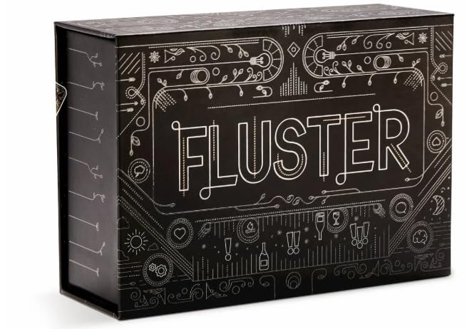 FLUSTER Ice Breakers & Deep Conversation Cards for Adults (126 Cards) | Conversation Starter Card Game